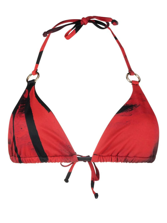 abstract-pattern bikini top
