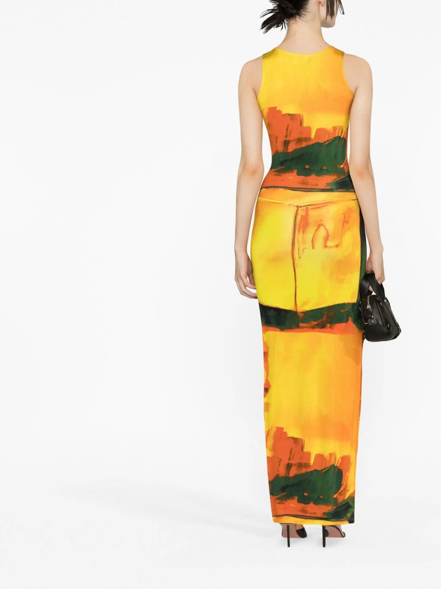 Sea Breeze-print maxi dress