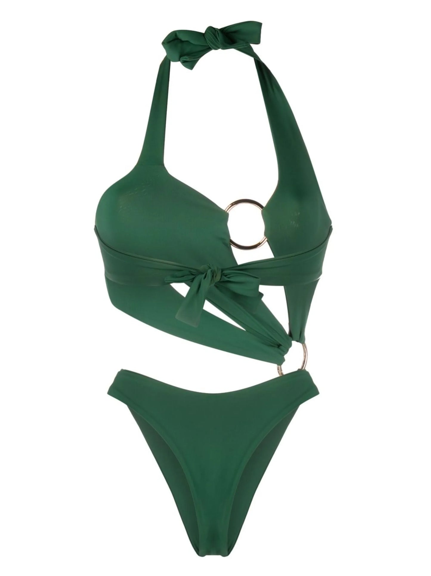 ring front cut-out swimsuit