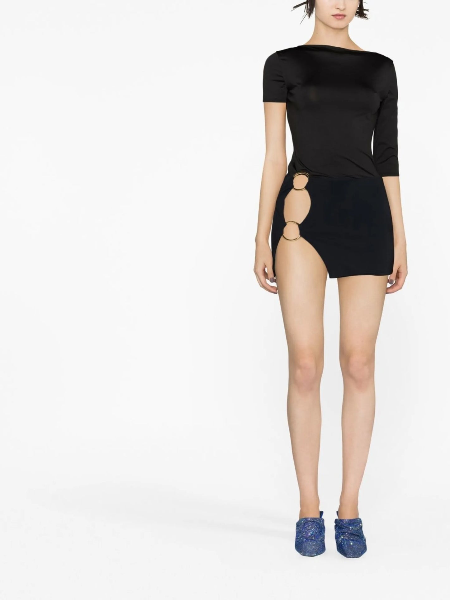 double-ring miniskirt