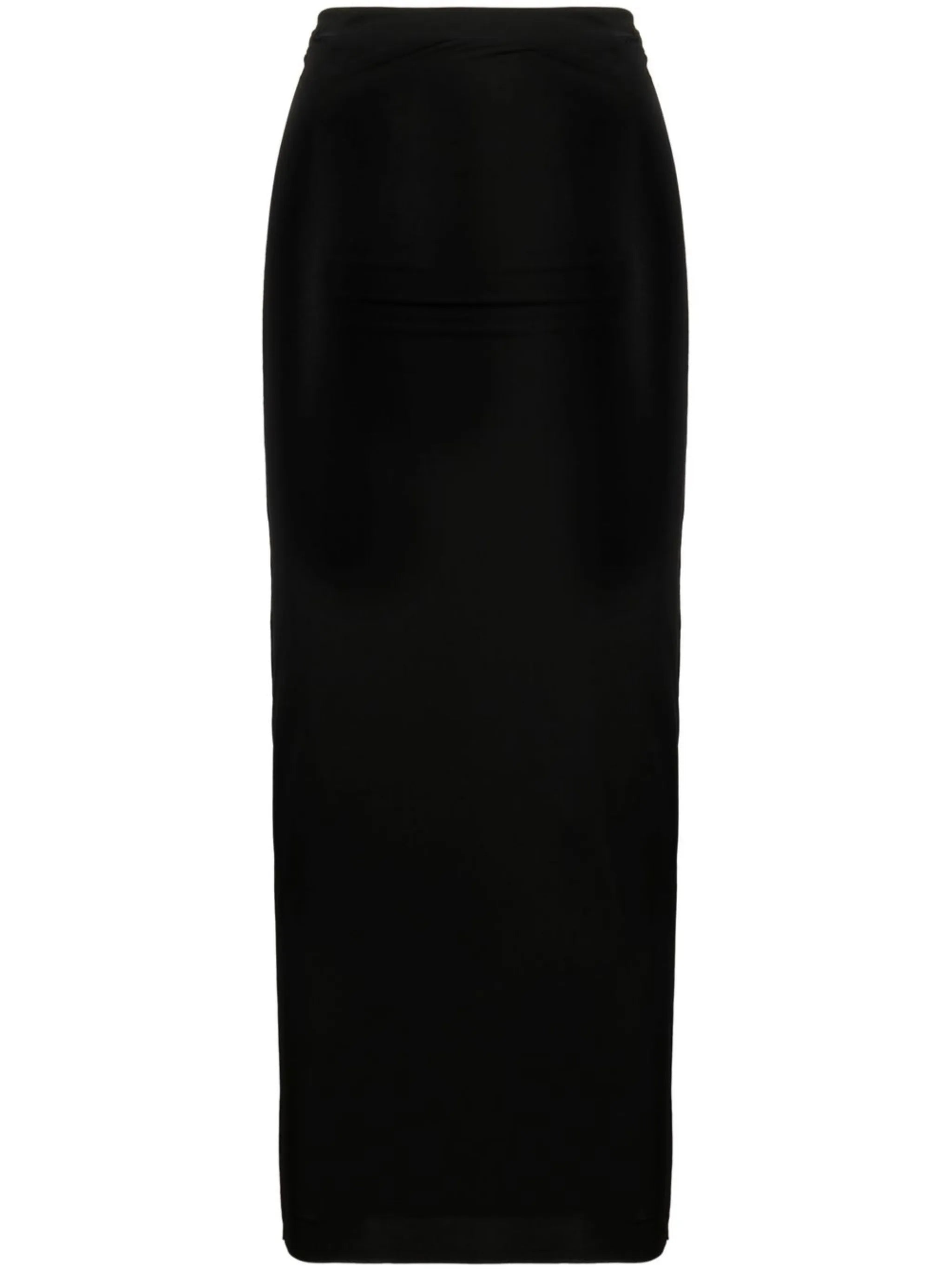 strapless mesh midi dress