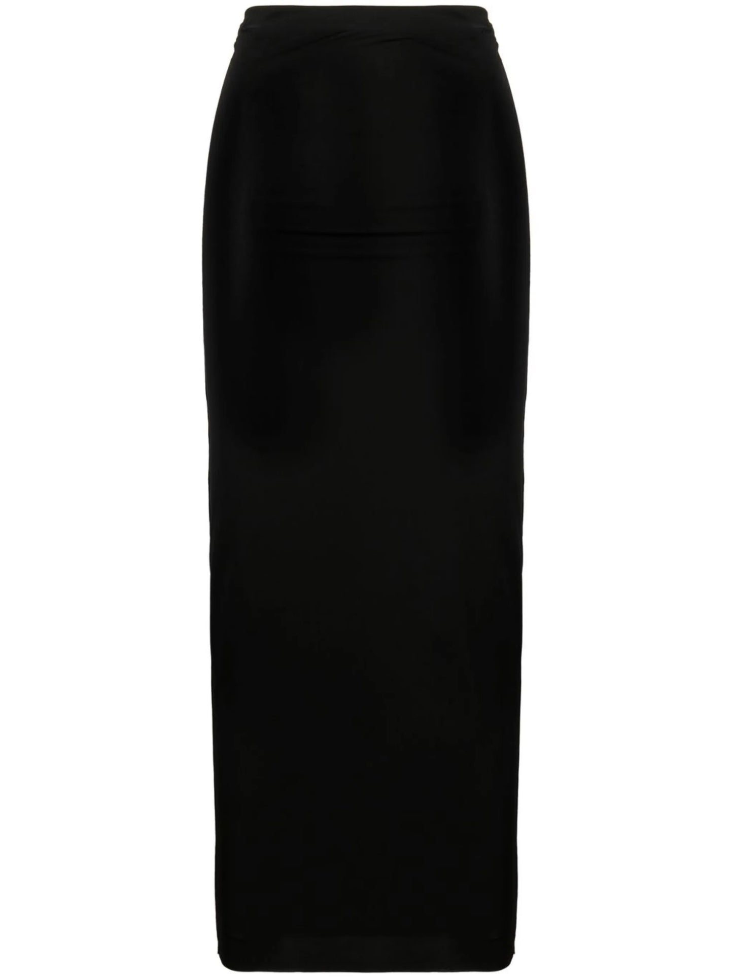 strapless mesh midi dress