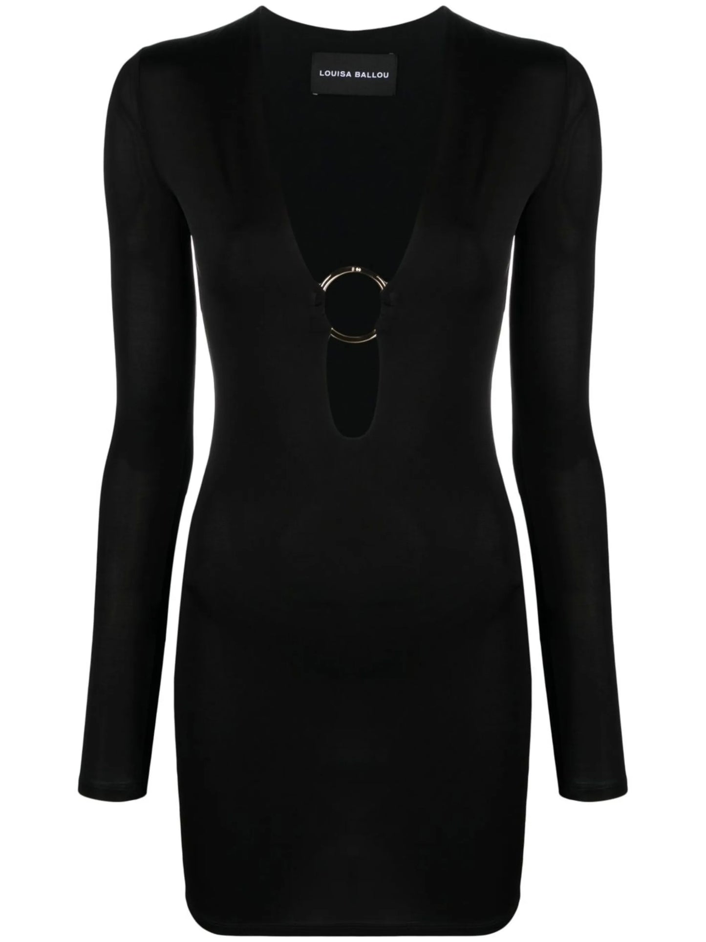 Helios plunge minidress