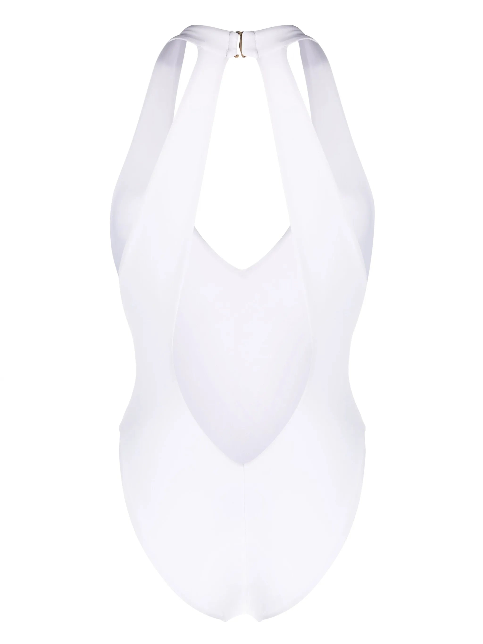 halter-neck one-piece swimsuit