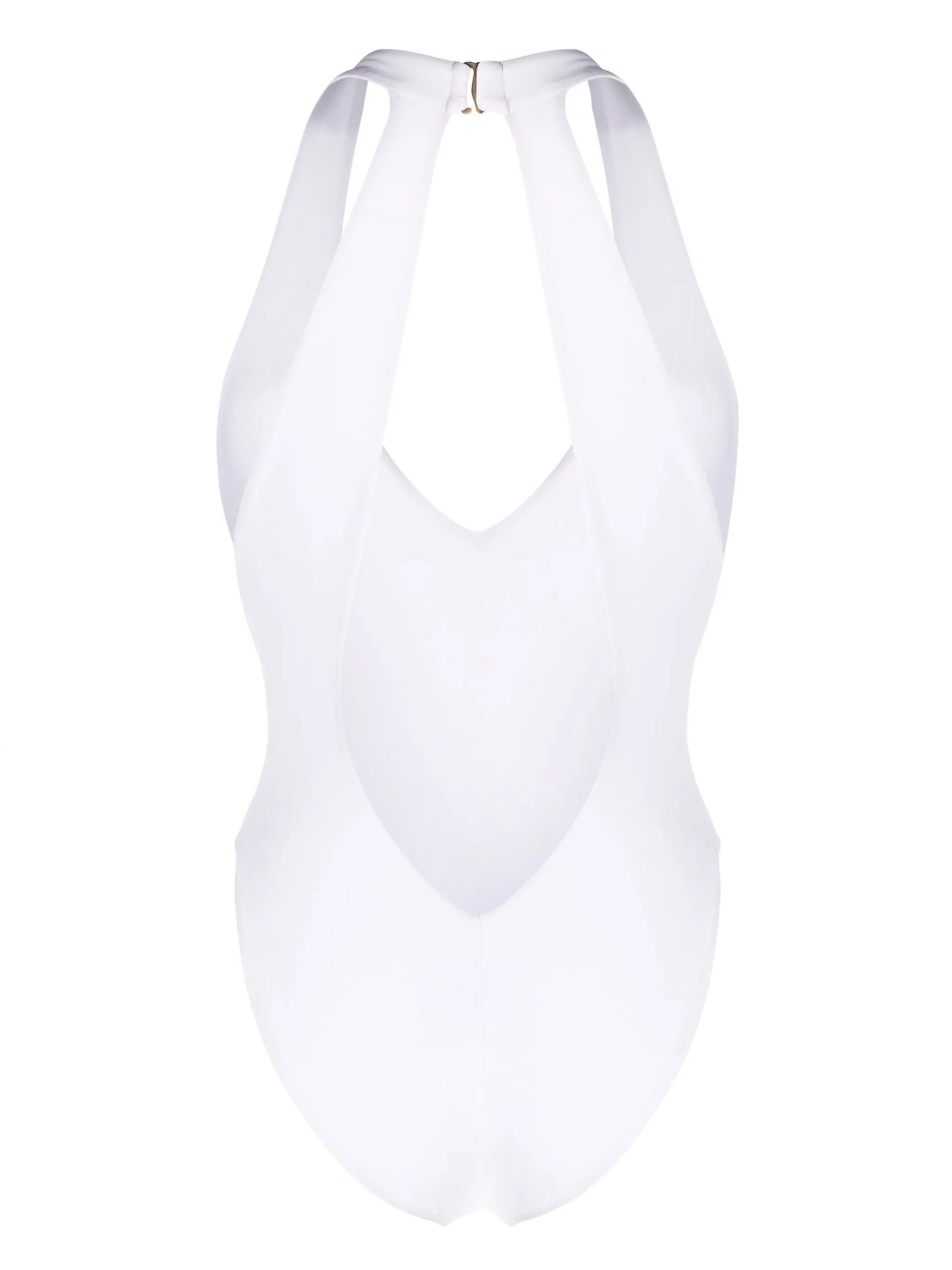 halter-neck one-piece swimsuit