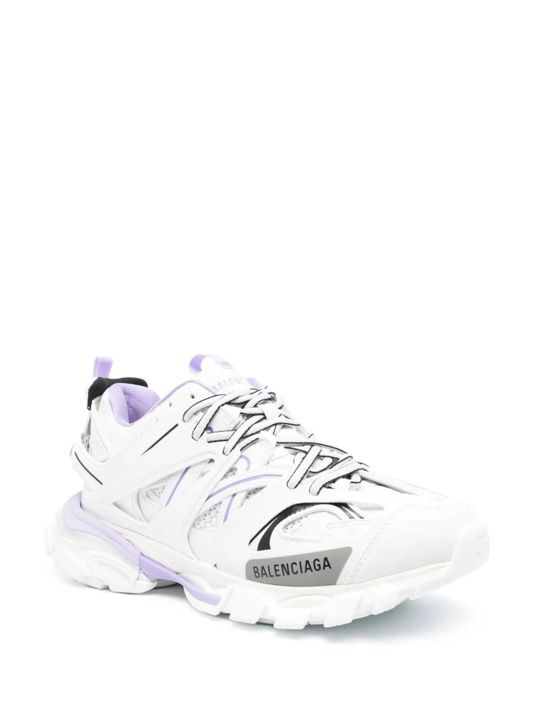 Track mesh low-top sneakers