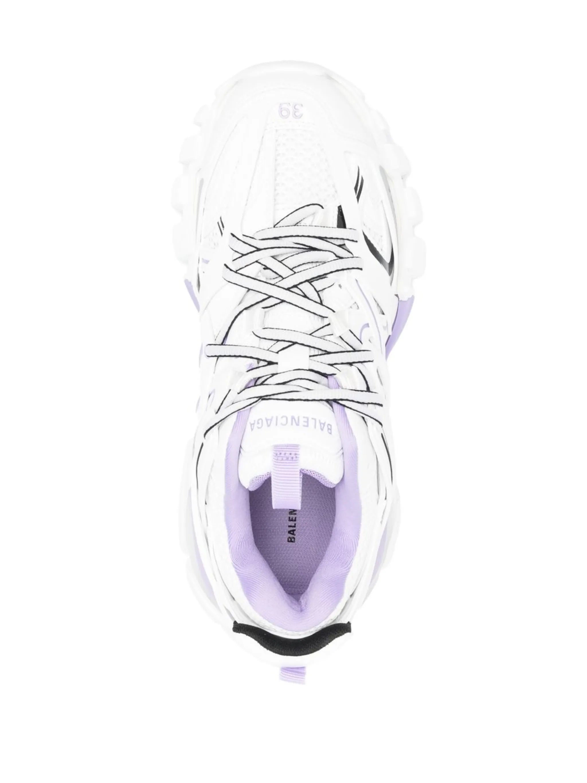 Track mesh low-top sneakers
