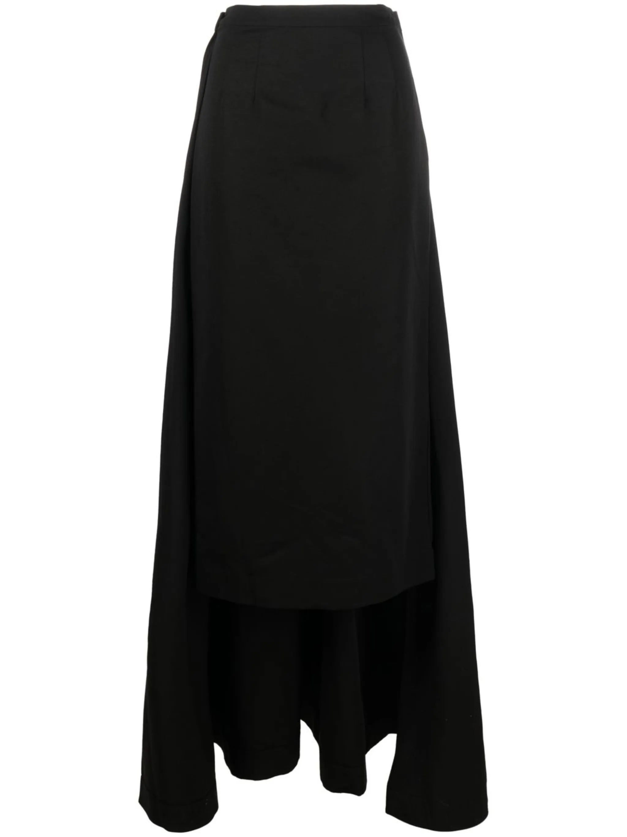 Prunella box-pleat skirt