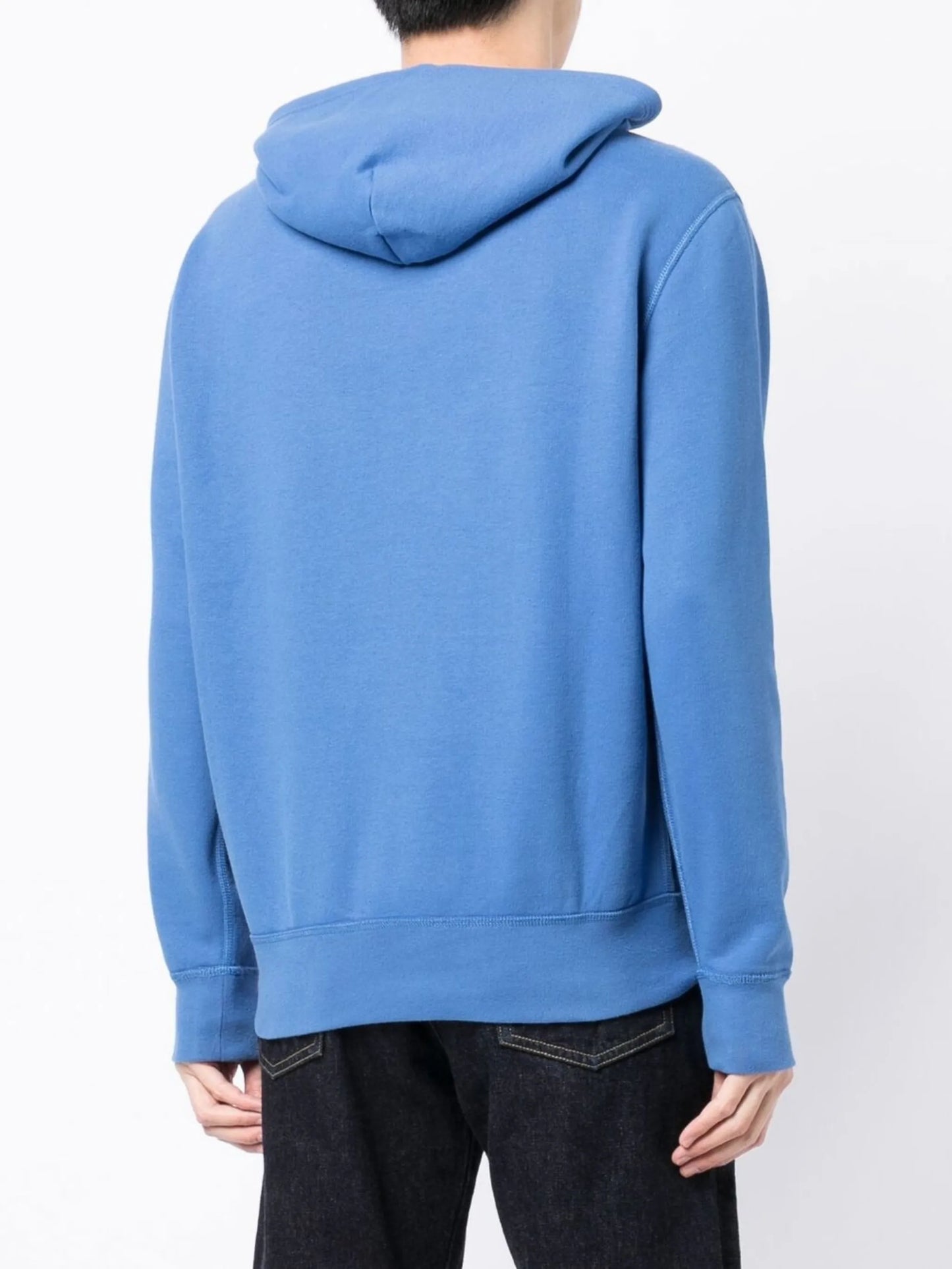 garment-dyed fleece hoodie