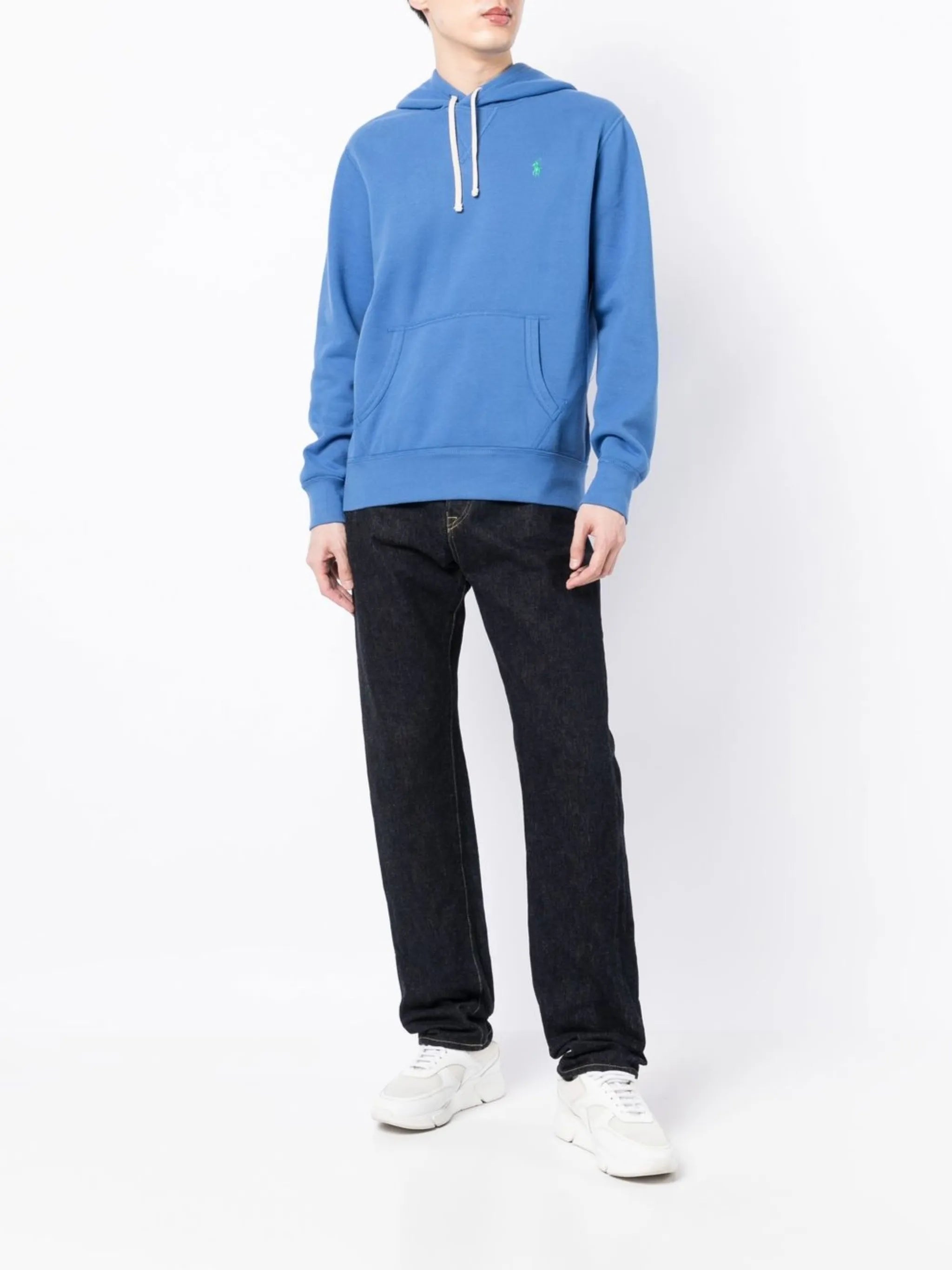 garment-dyed fleece hoodie
