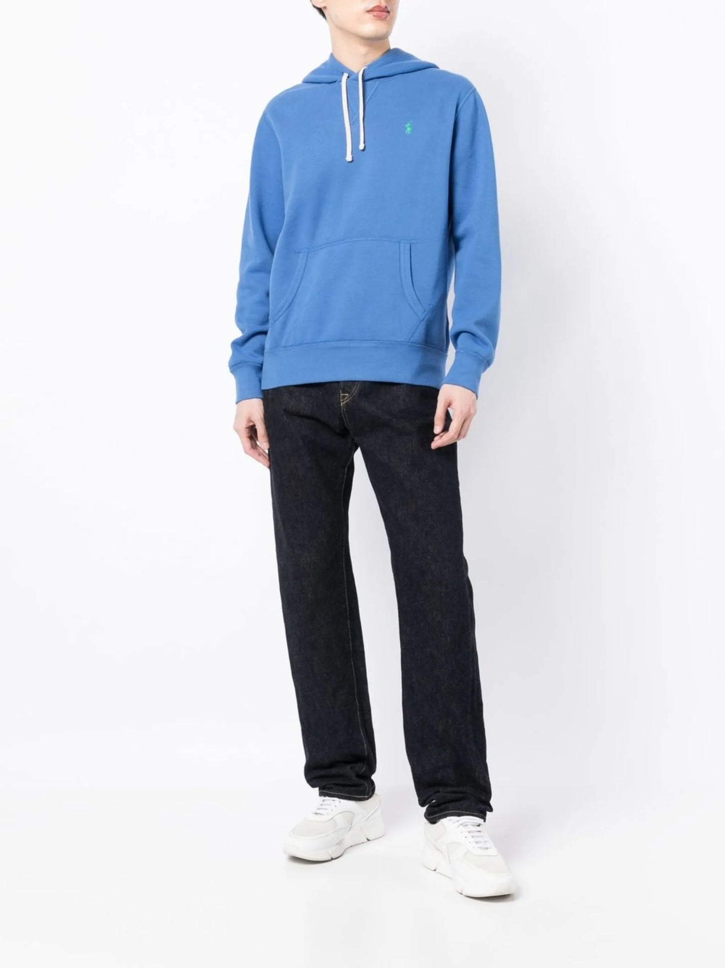 garment-dyed fleece hoodie
