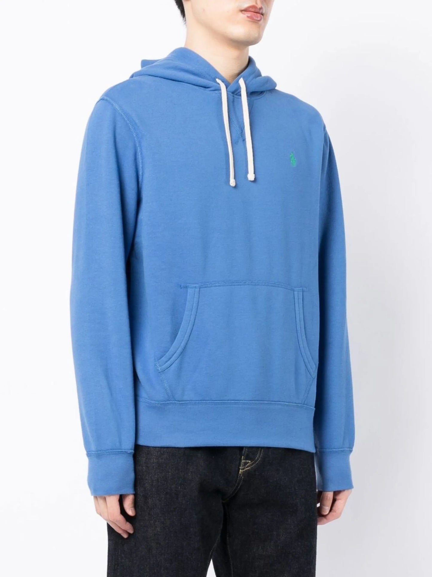 garment-dyed fleece hoodie