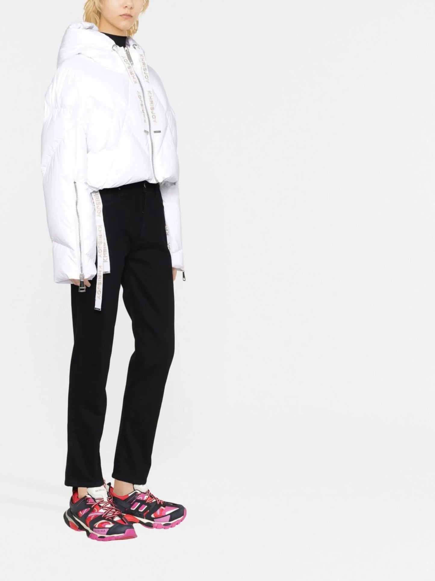 padded cropped puffer jacket