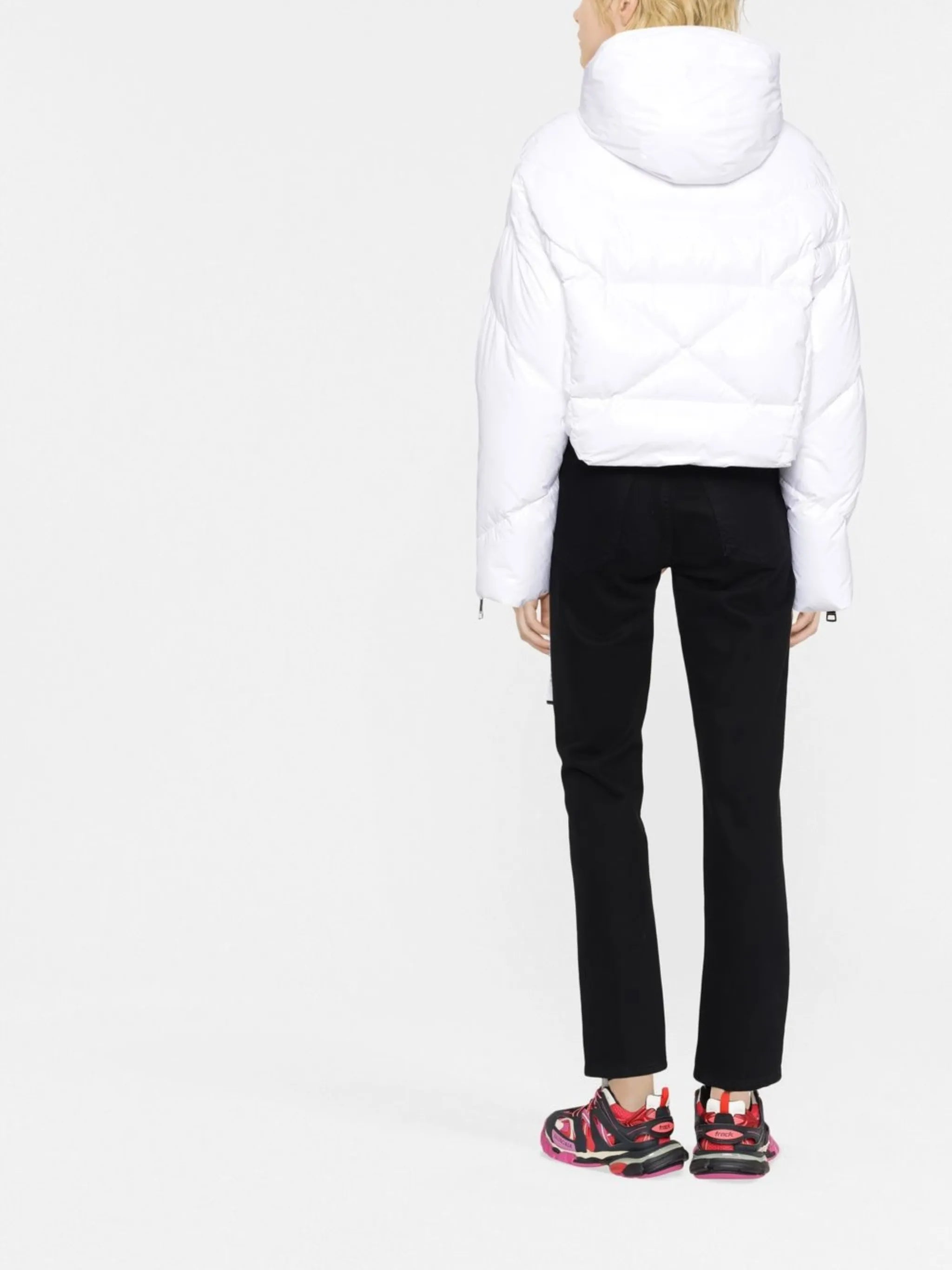 padded cropped puffer jacket