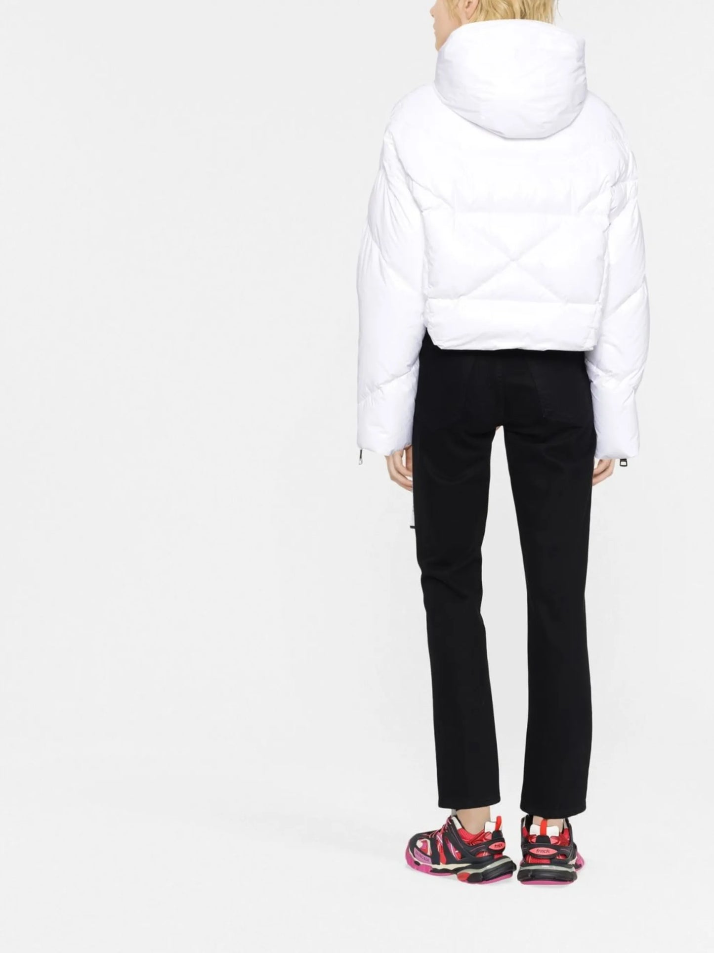 padded cropped puffer jacket
