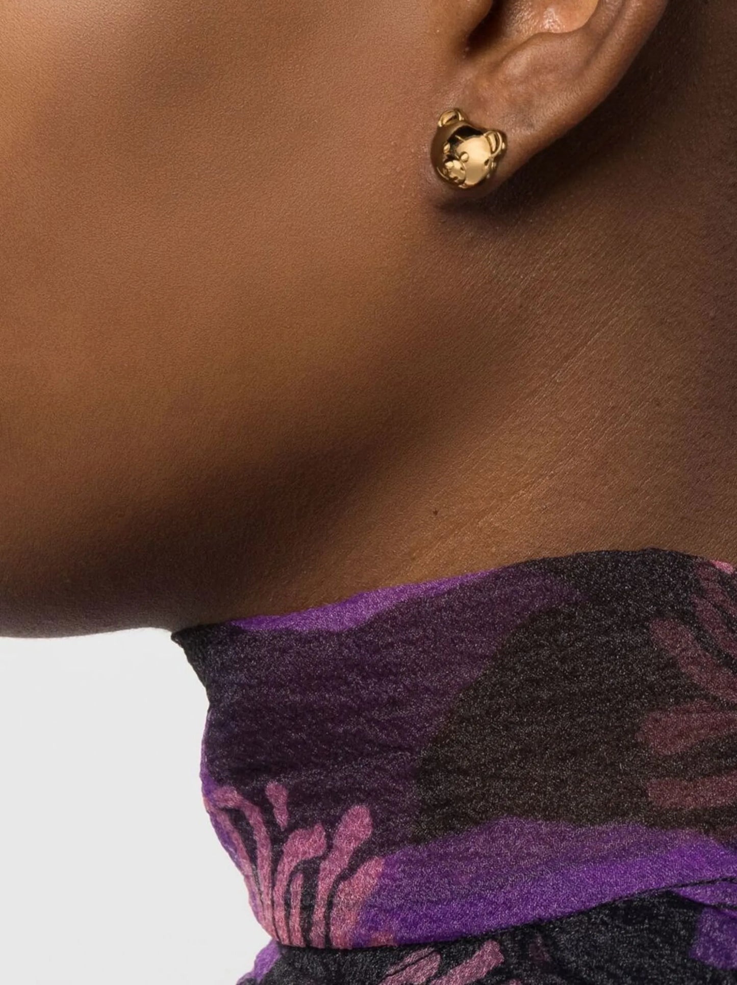 Teddy Bear stud earrings