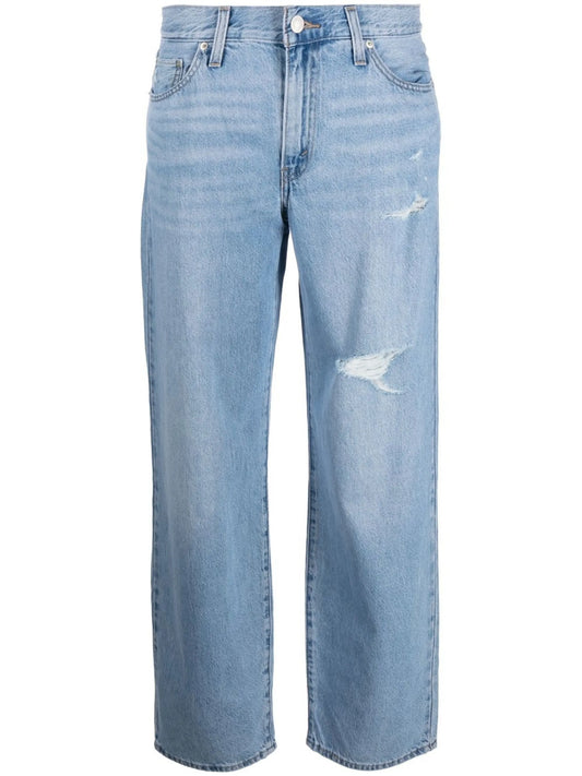 Baggy Dad ripped jeans