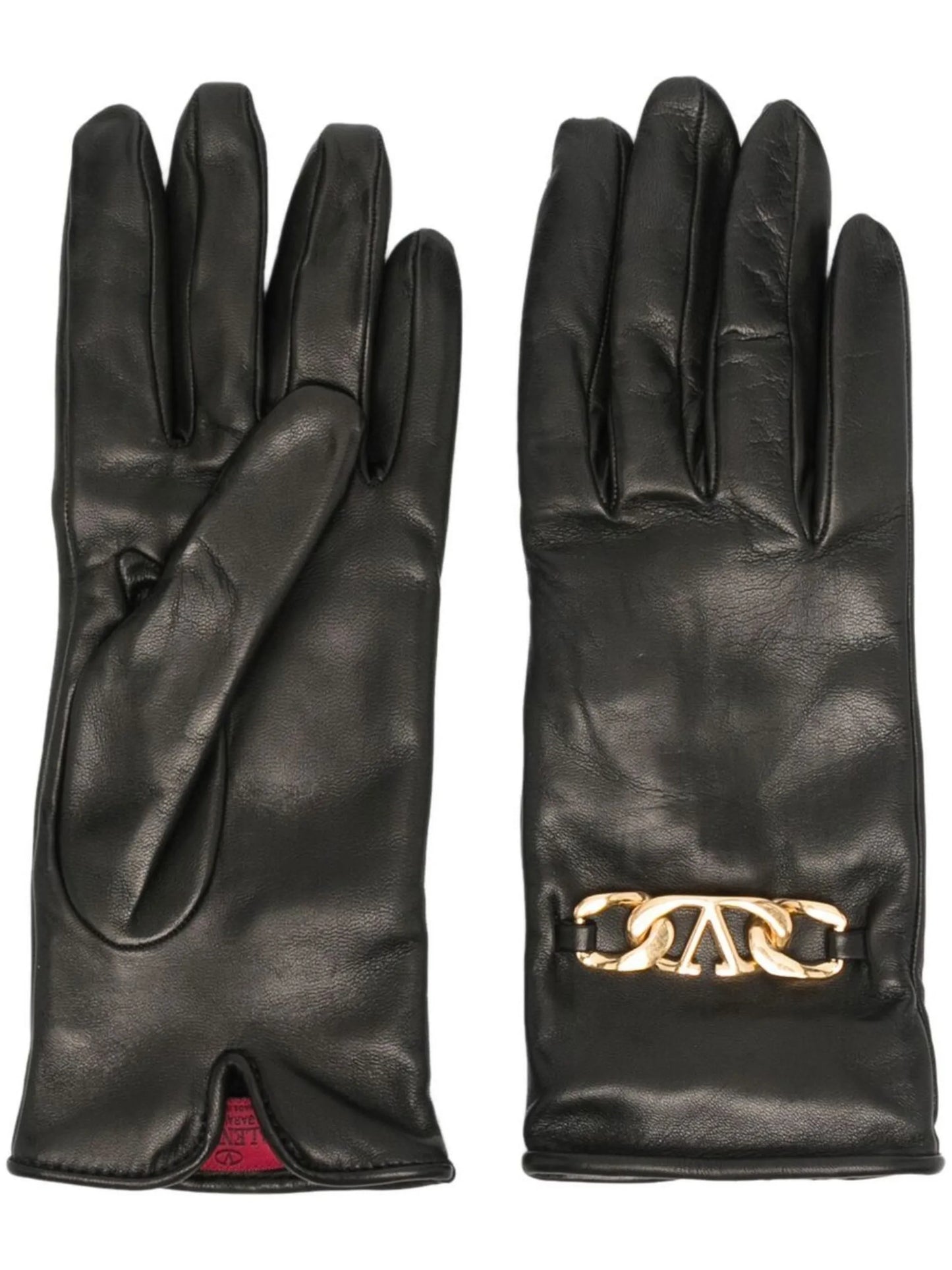 VLOGO leather gloves
