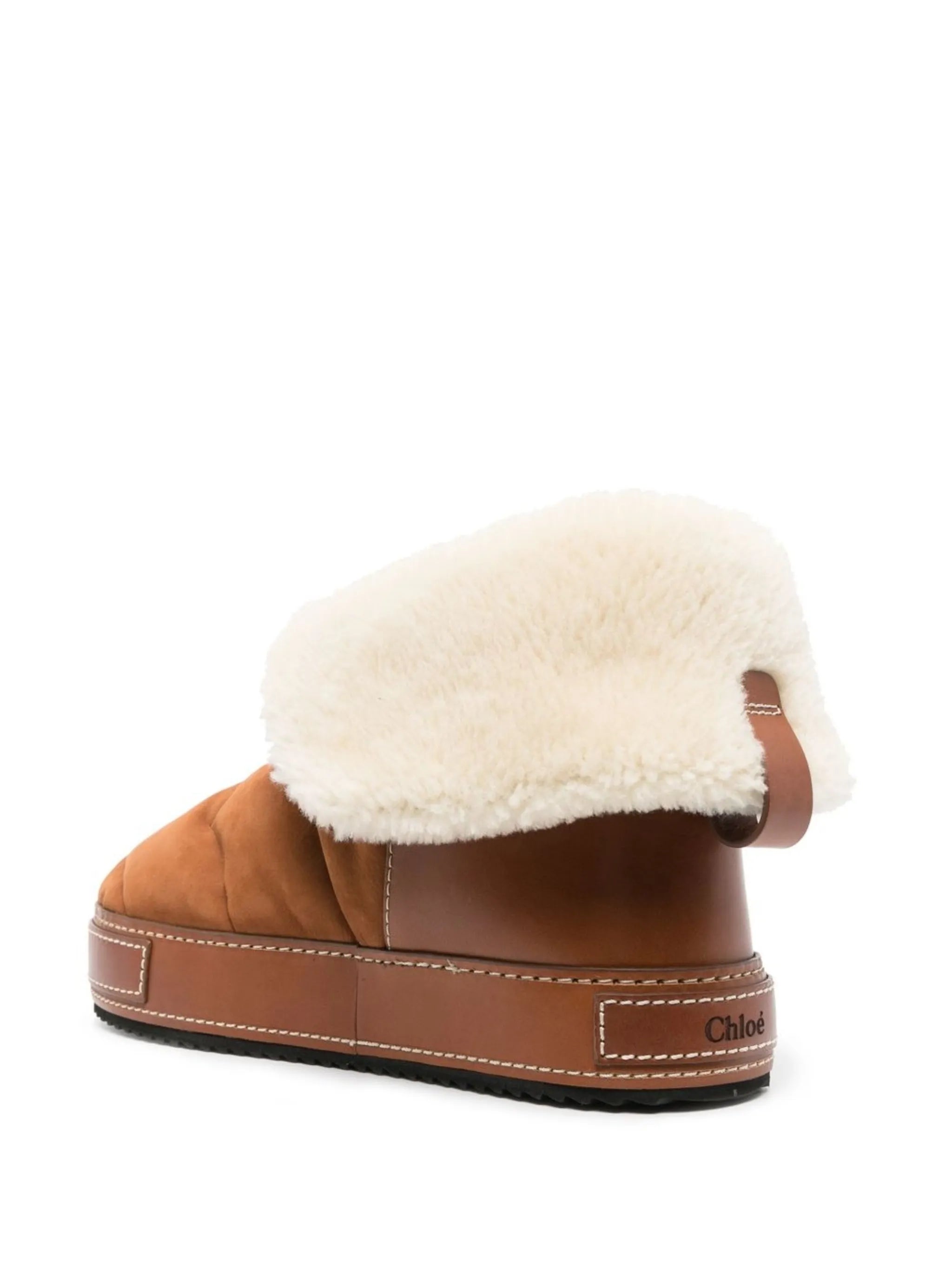 Maxie shearling-lined ankle boots
