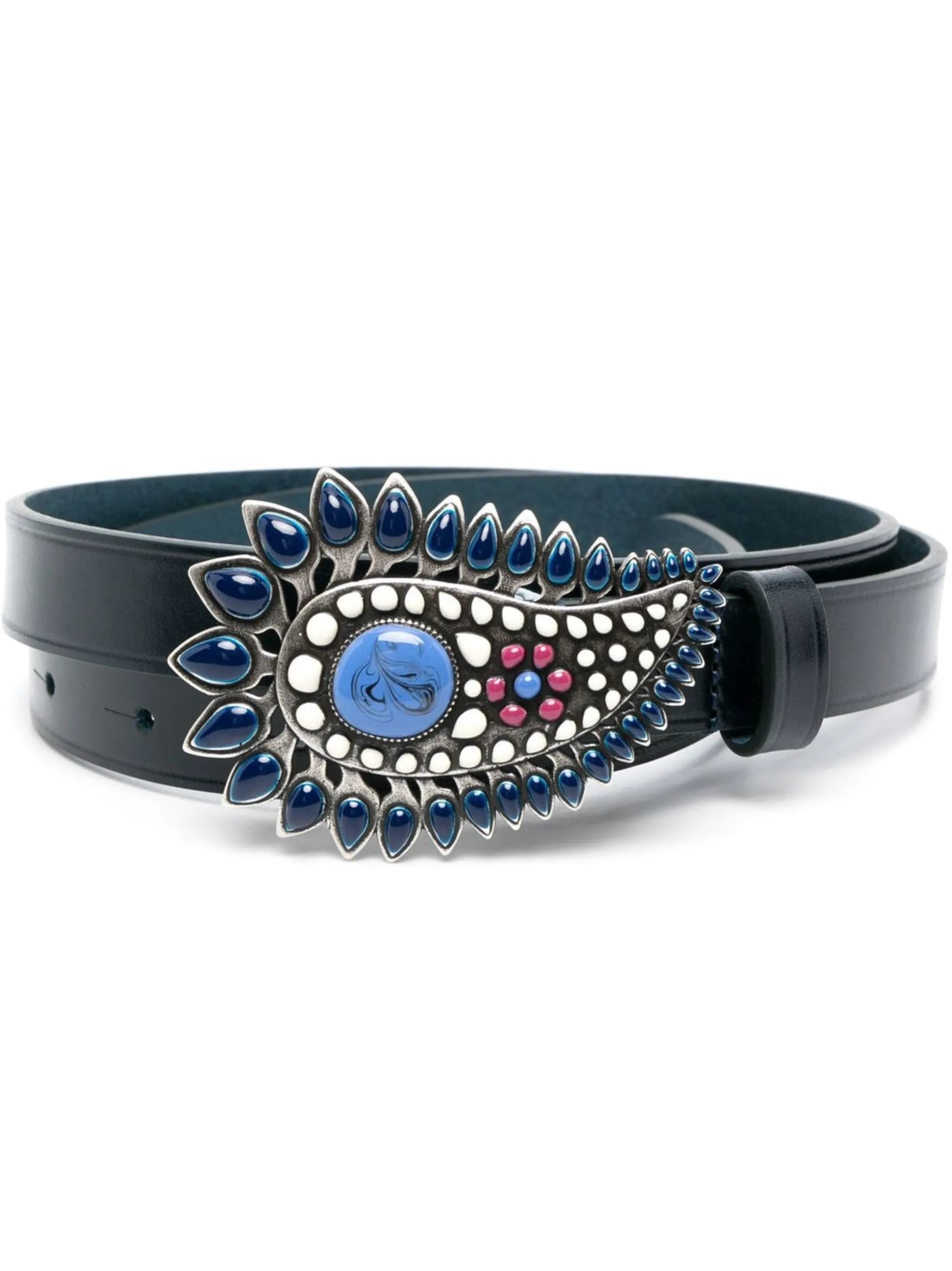 Alayne gem-buckle belt