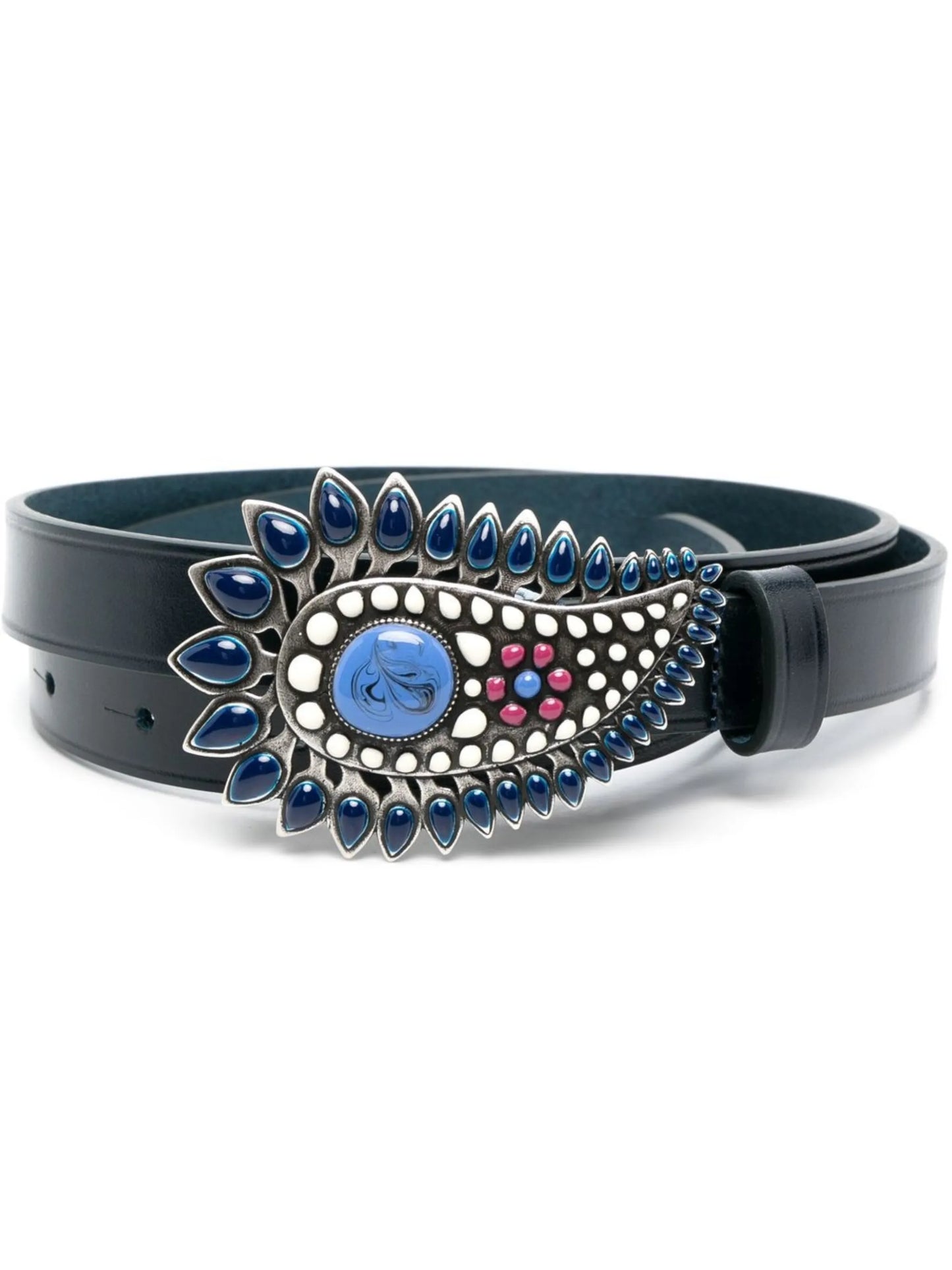 Alayne gem-buckle belt