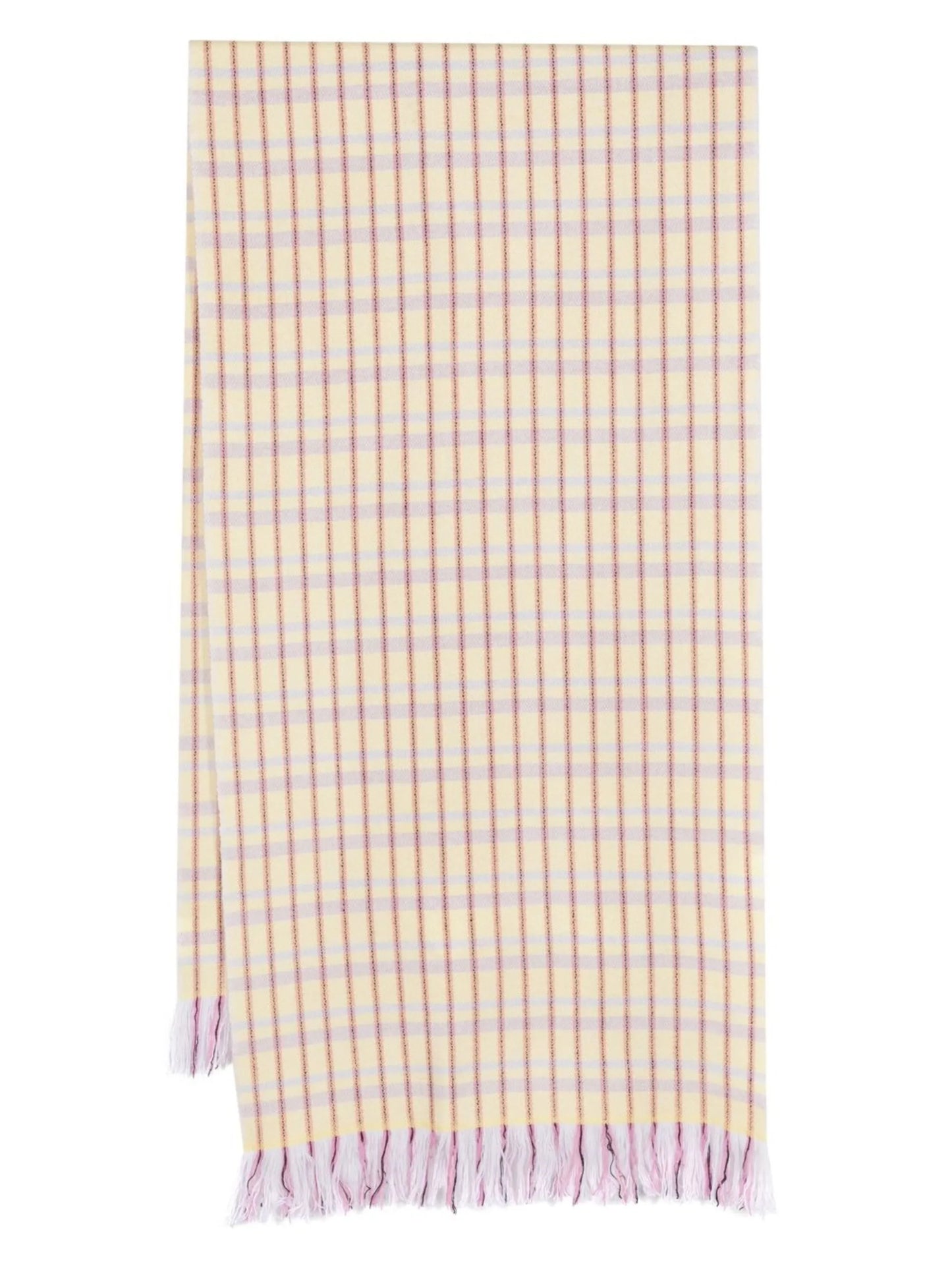 Carlyna check-print scarf