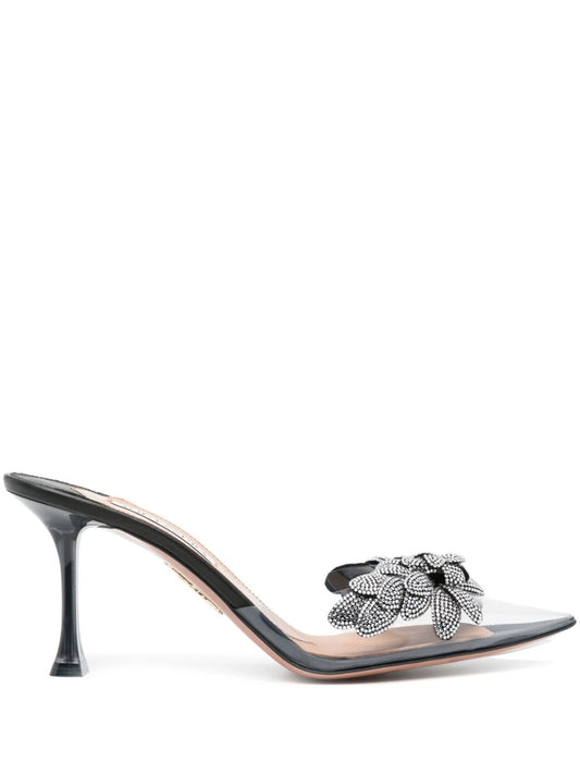 Galactic Flower 75mm pointed-toe mules