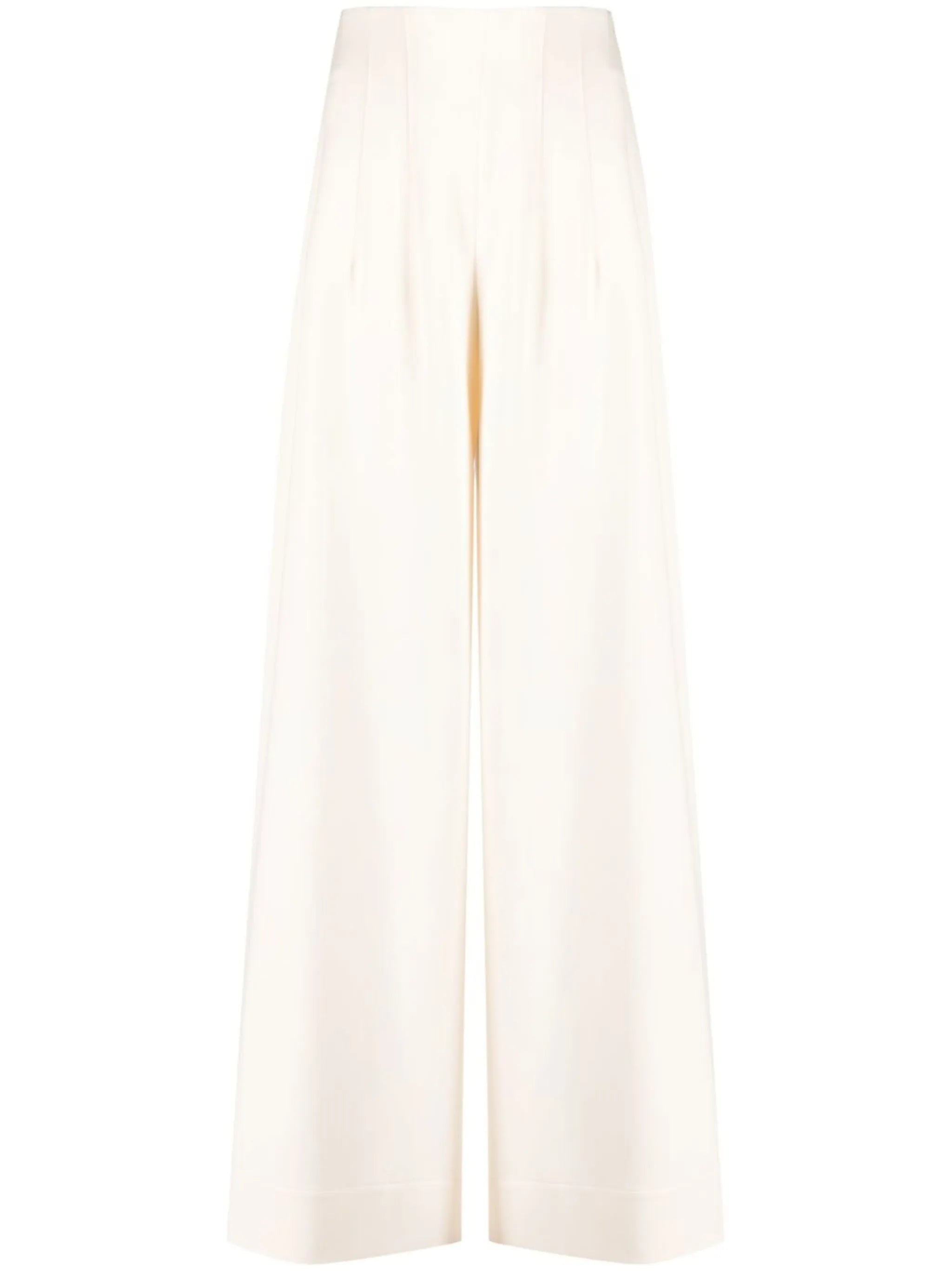 Caleb high-waisted wide-leg trousers