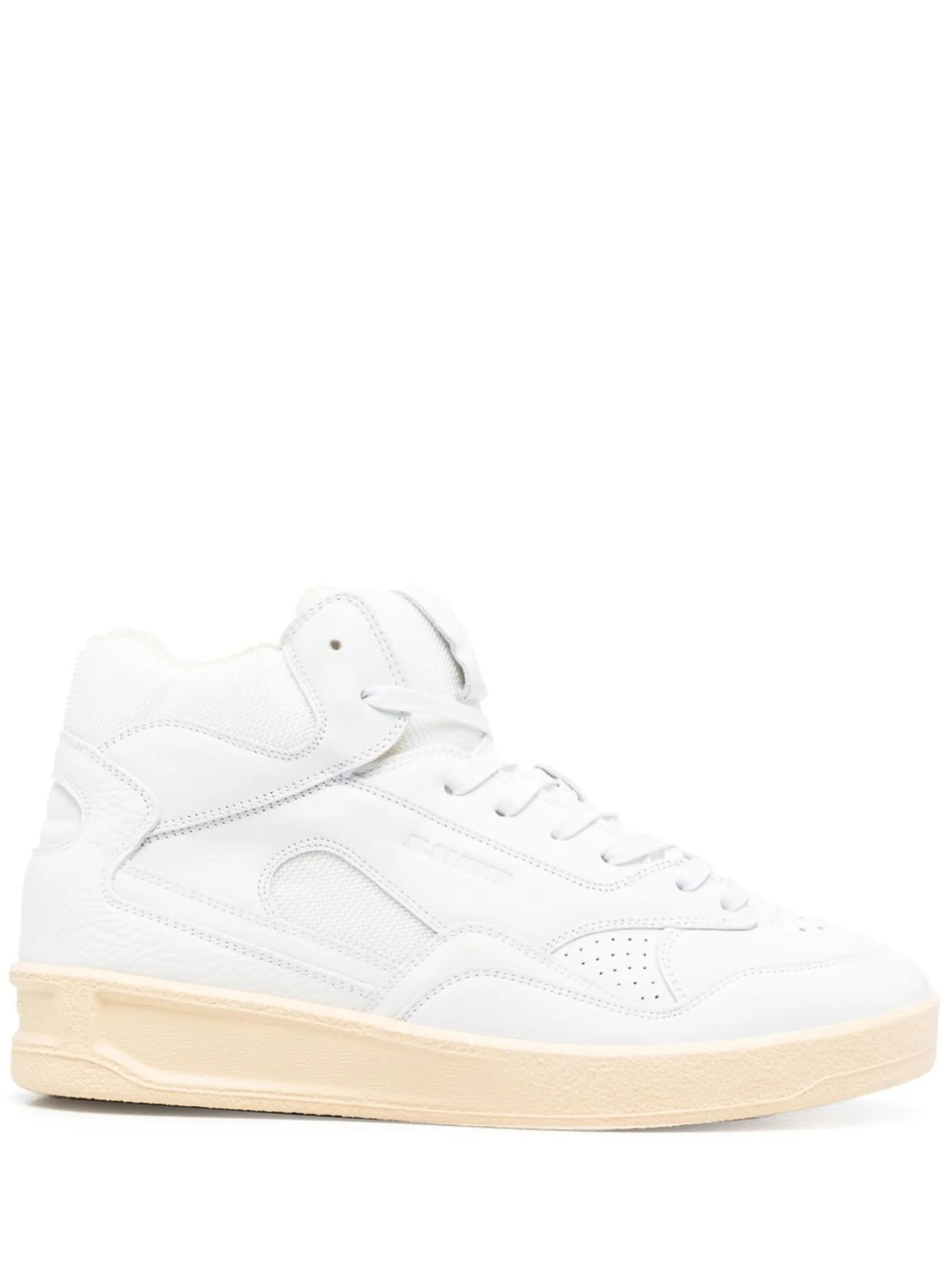 gum-sole high-top sneakers