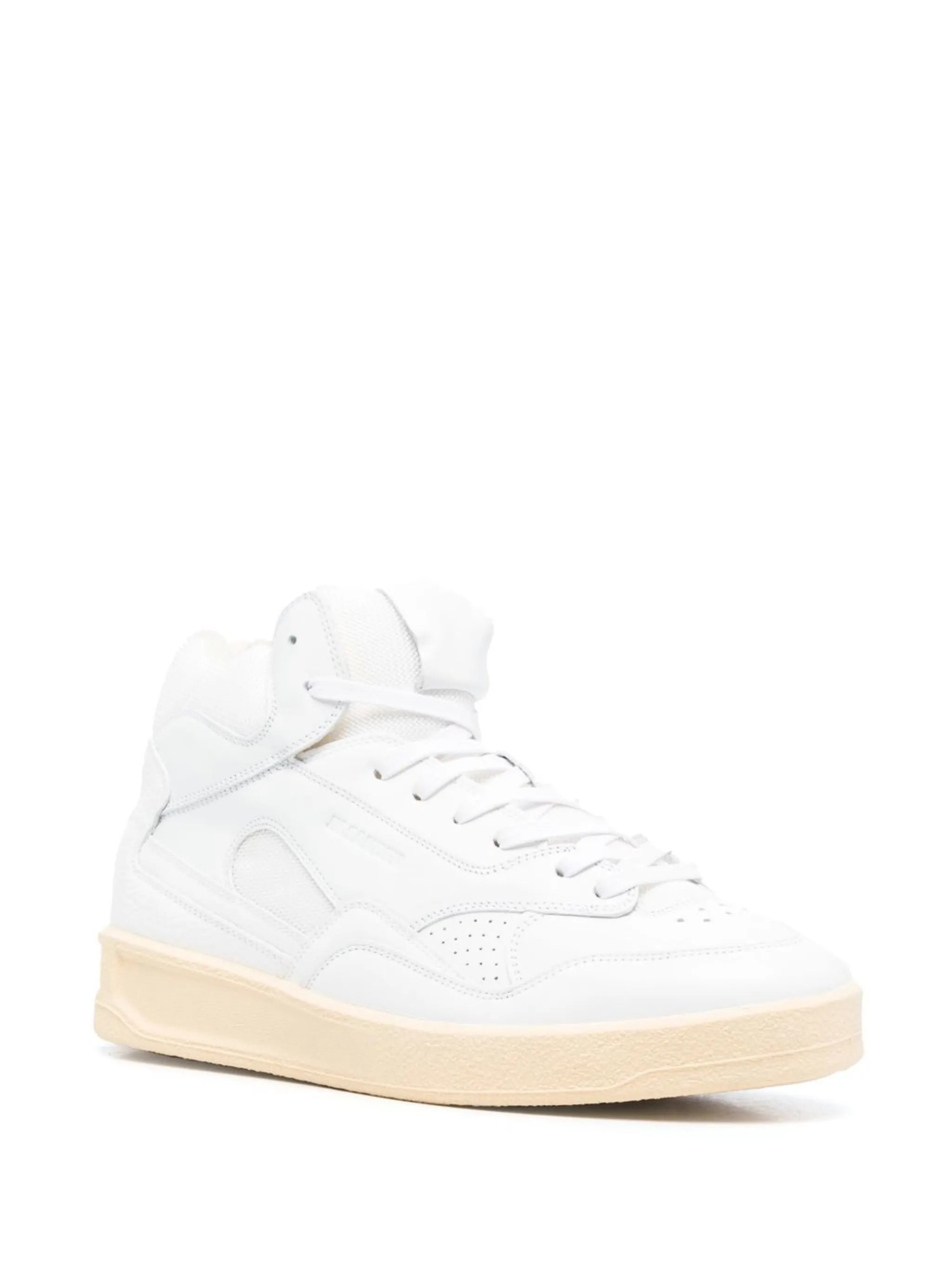 gum-sole high-top sneakers
