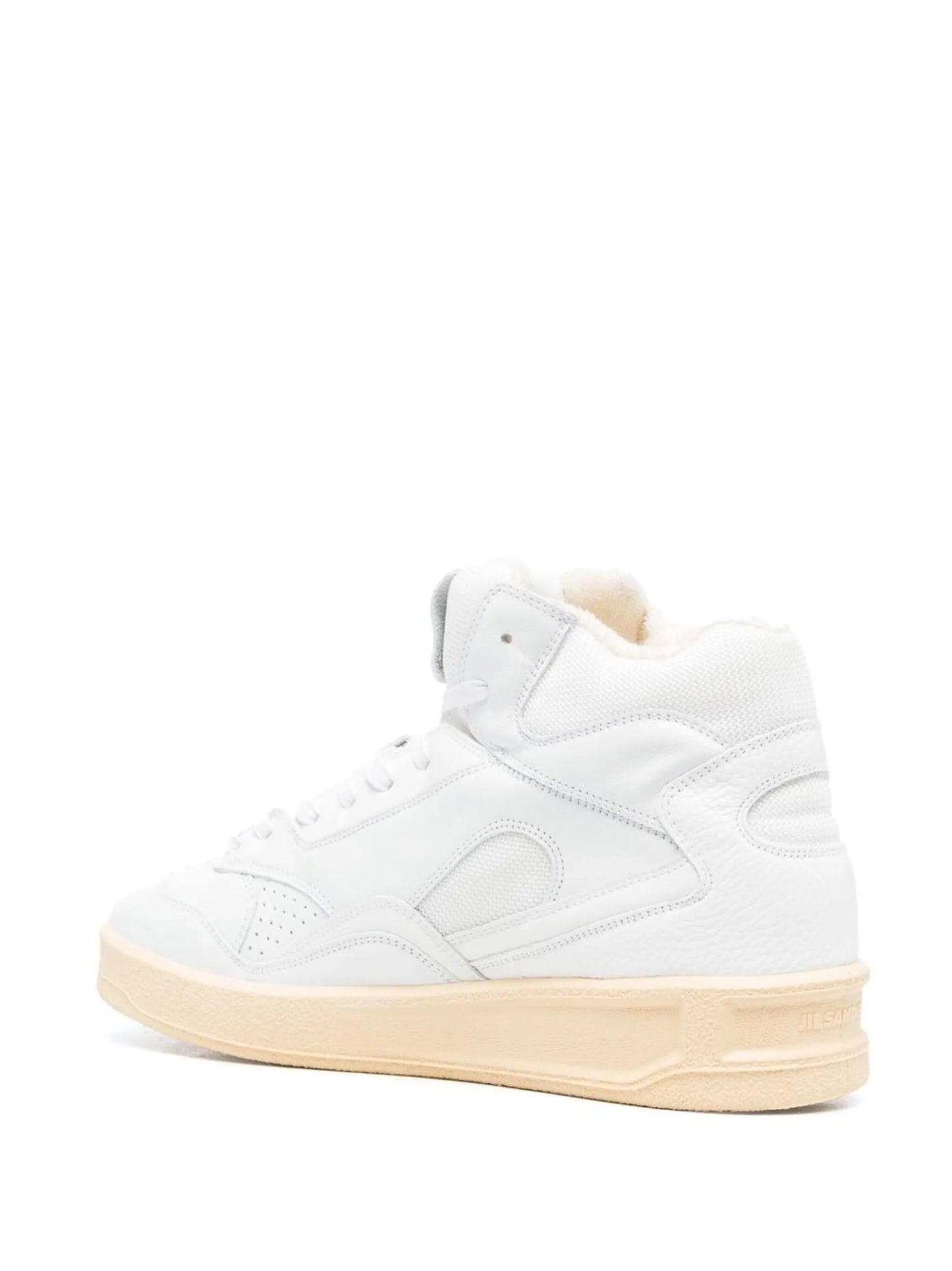 gum-sole high-top sneakers