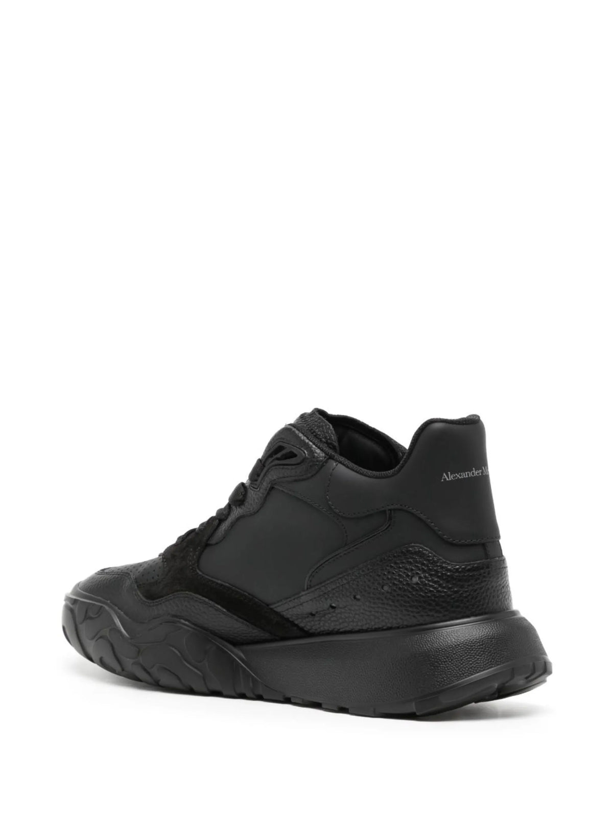 leather low-top sneakers