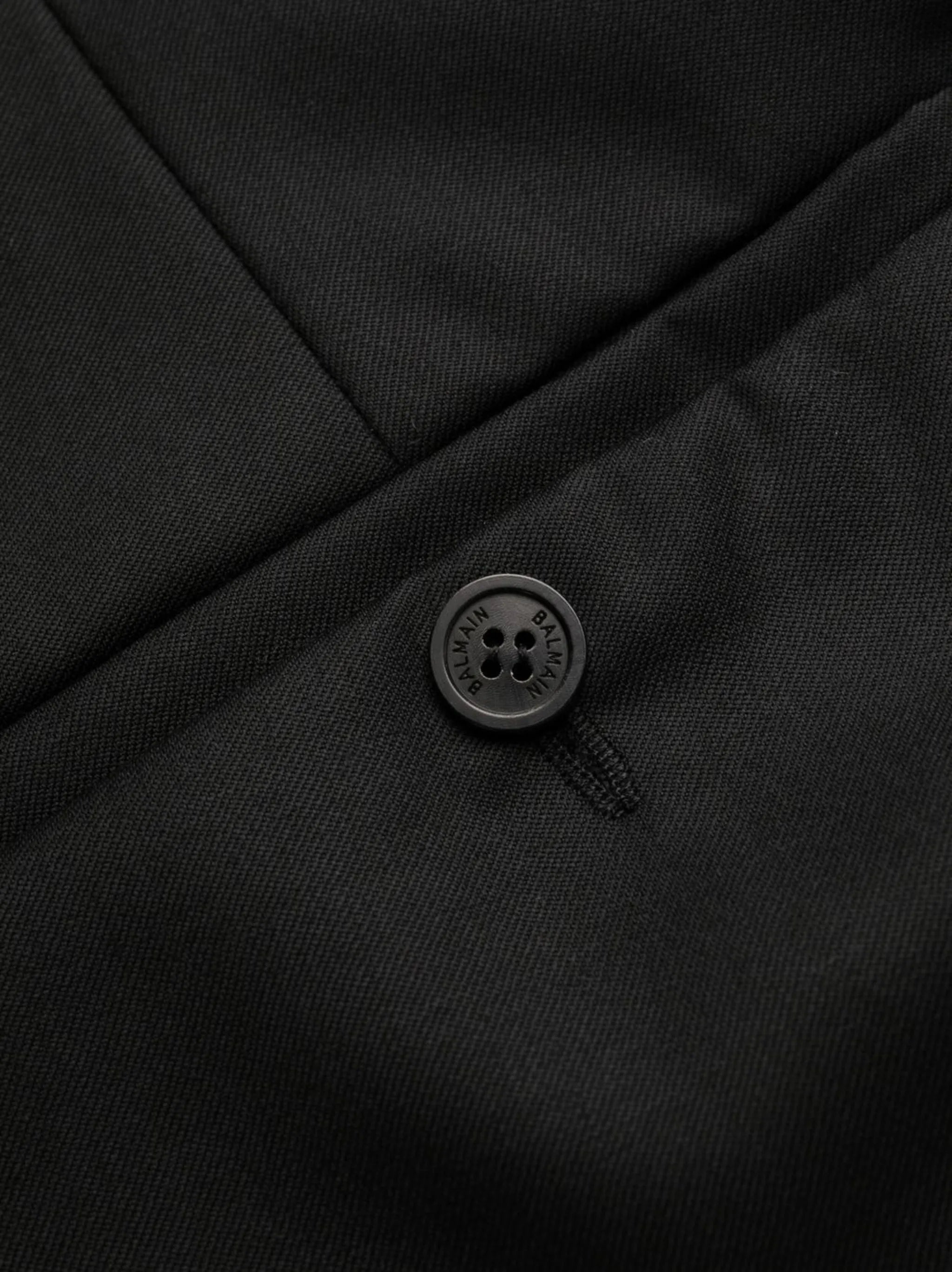 mid-rise straight-leg trousers