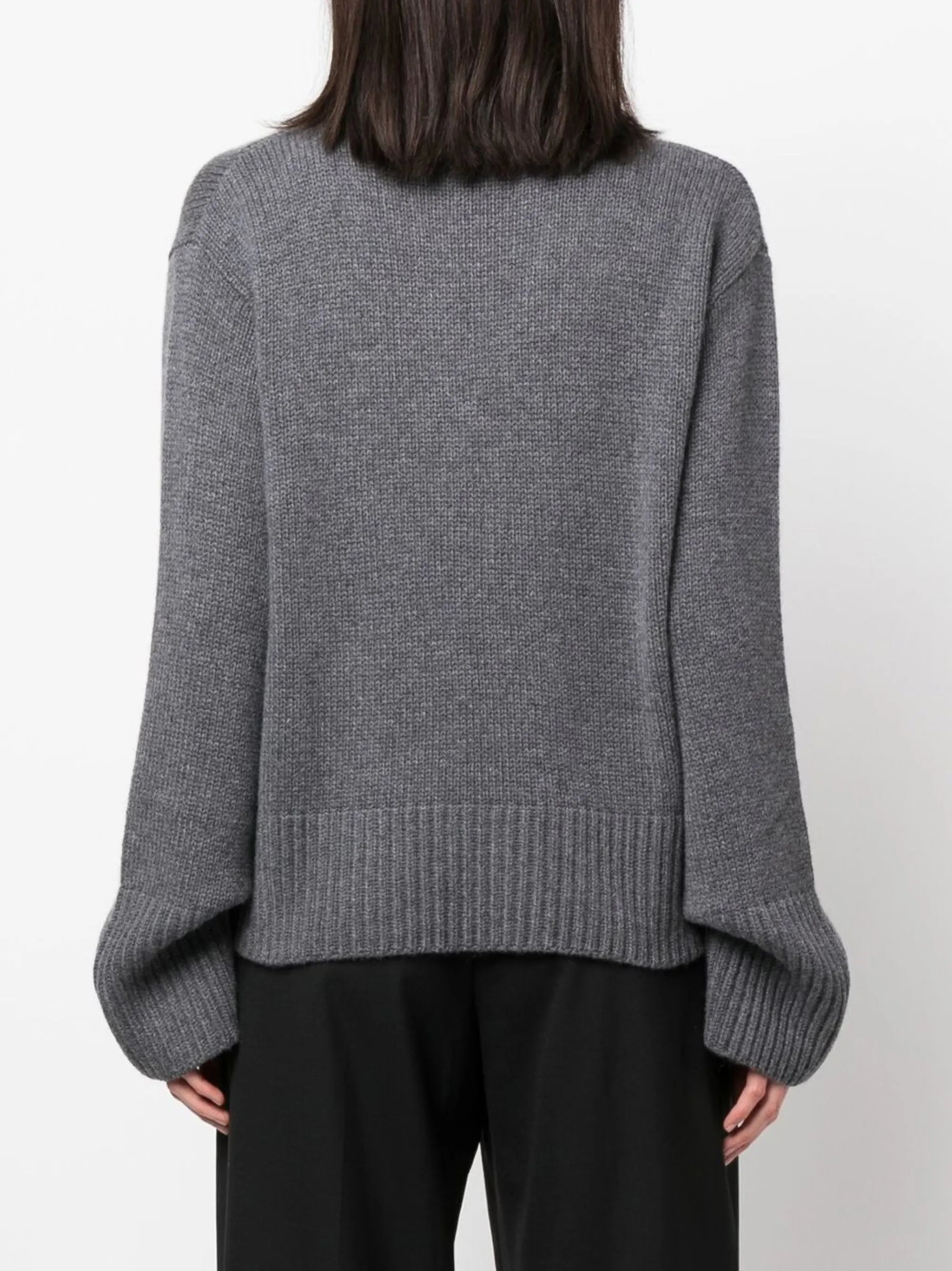 V-neck cashmere jumper