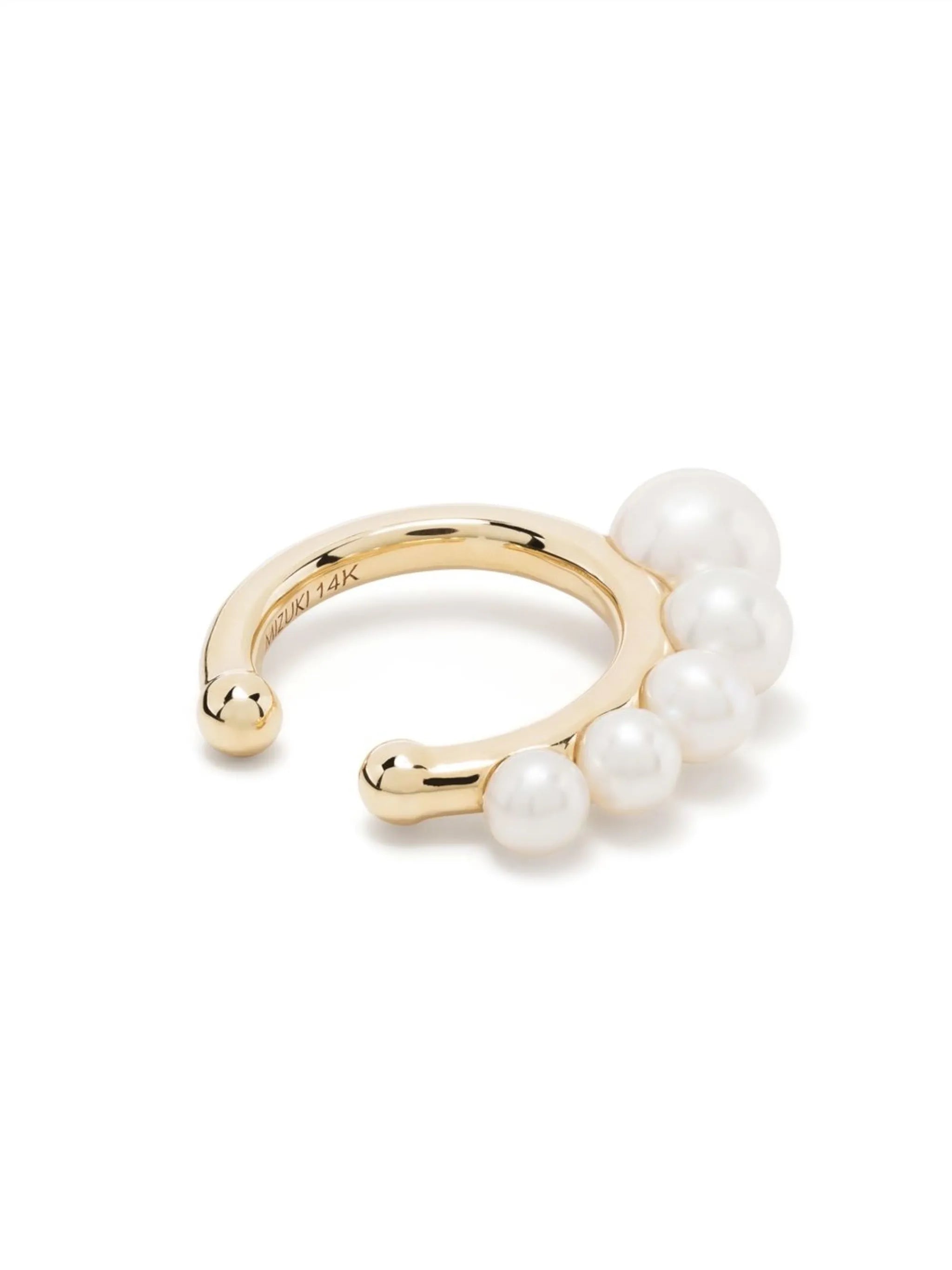 14kt yellow gold Sea of Beauty pearl ear cuff