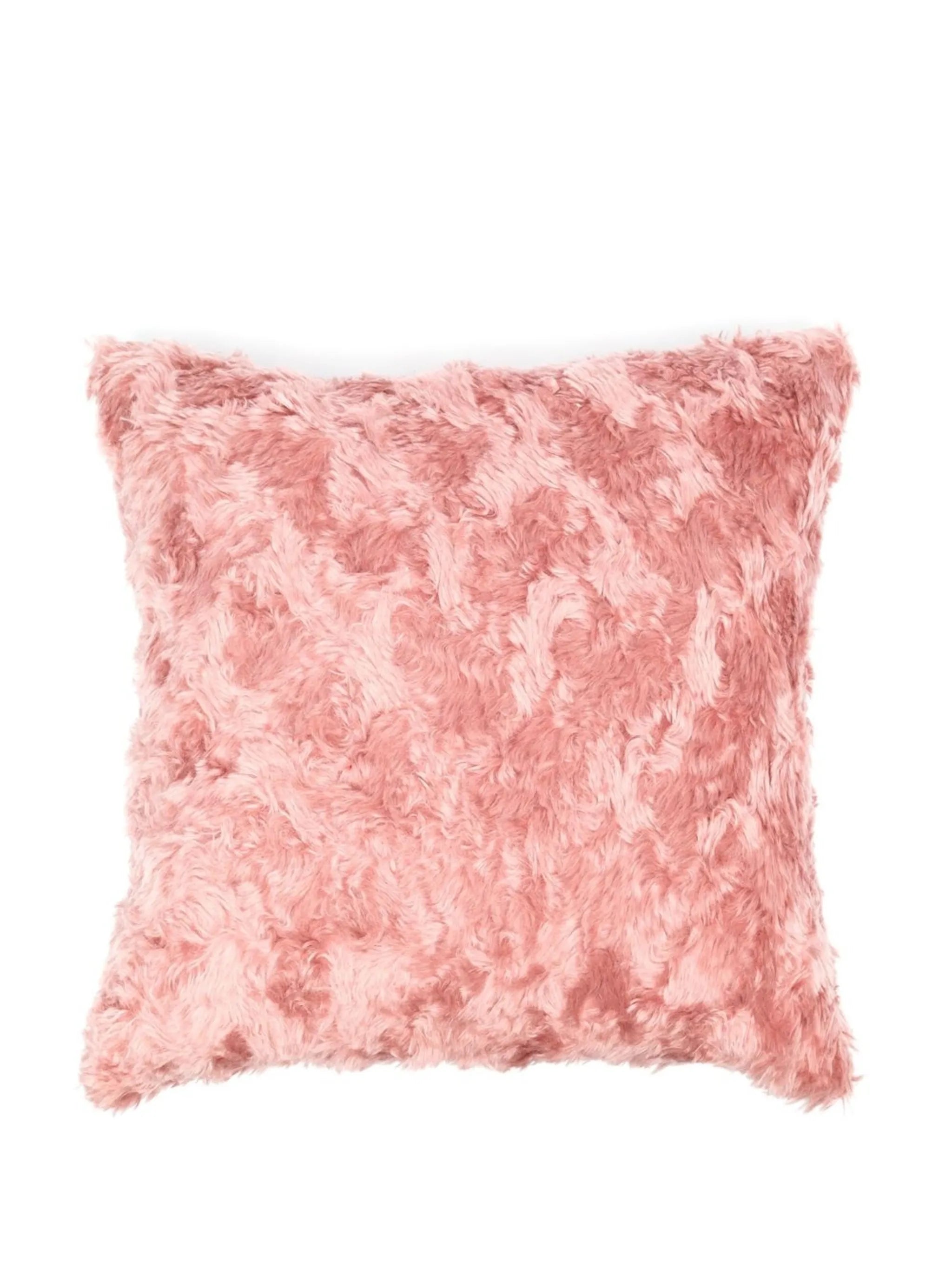 textured mohair square cushion