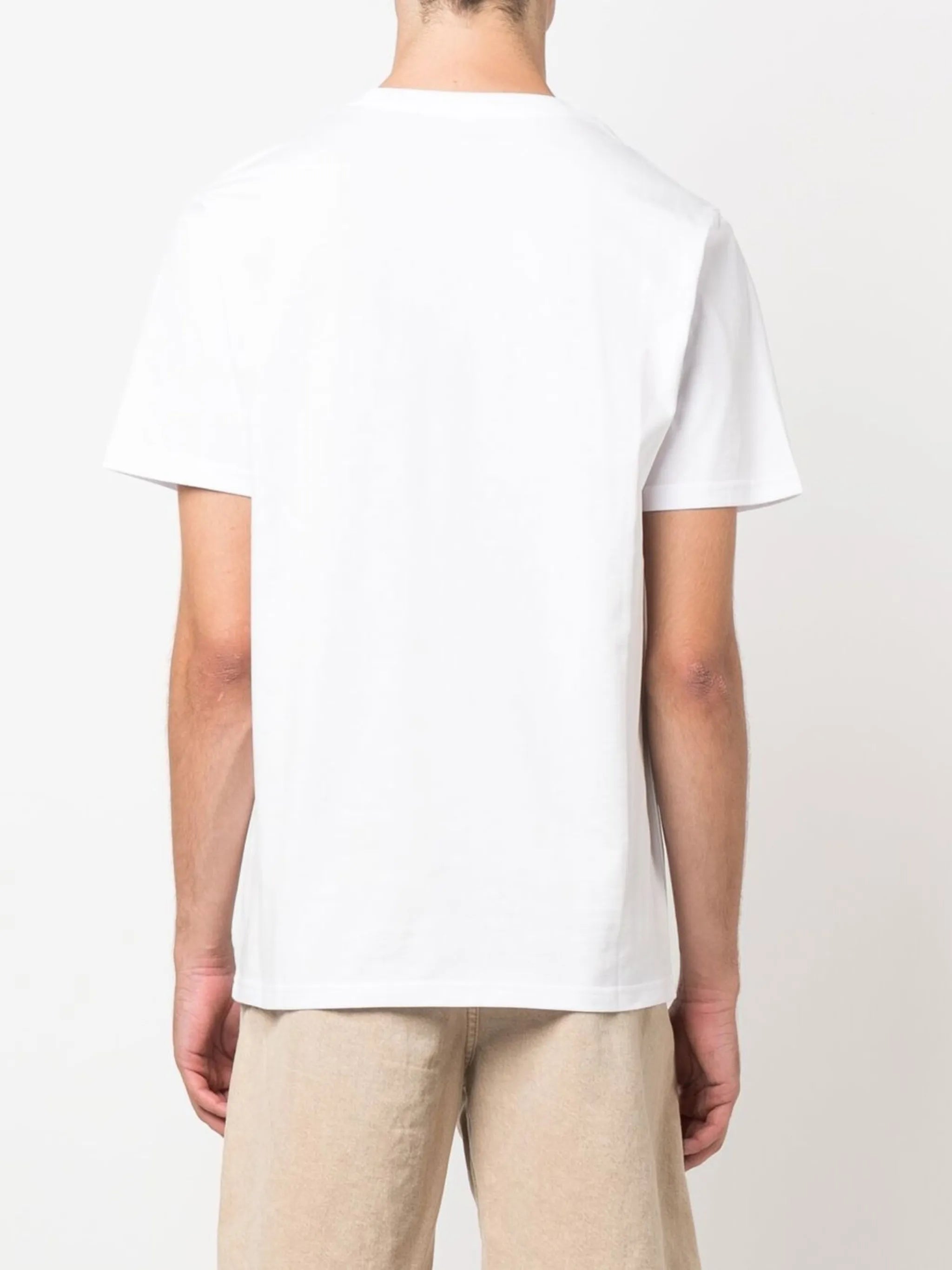 logo-patch cotton T-shirt