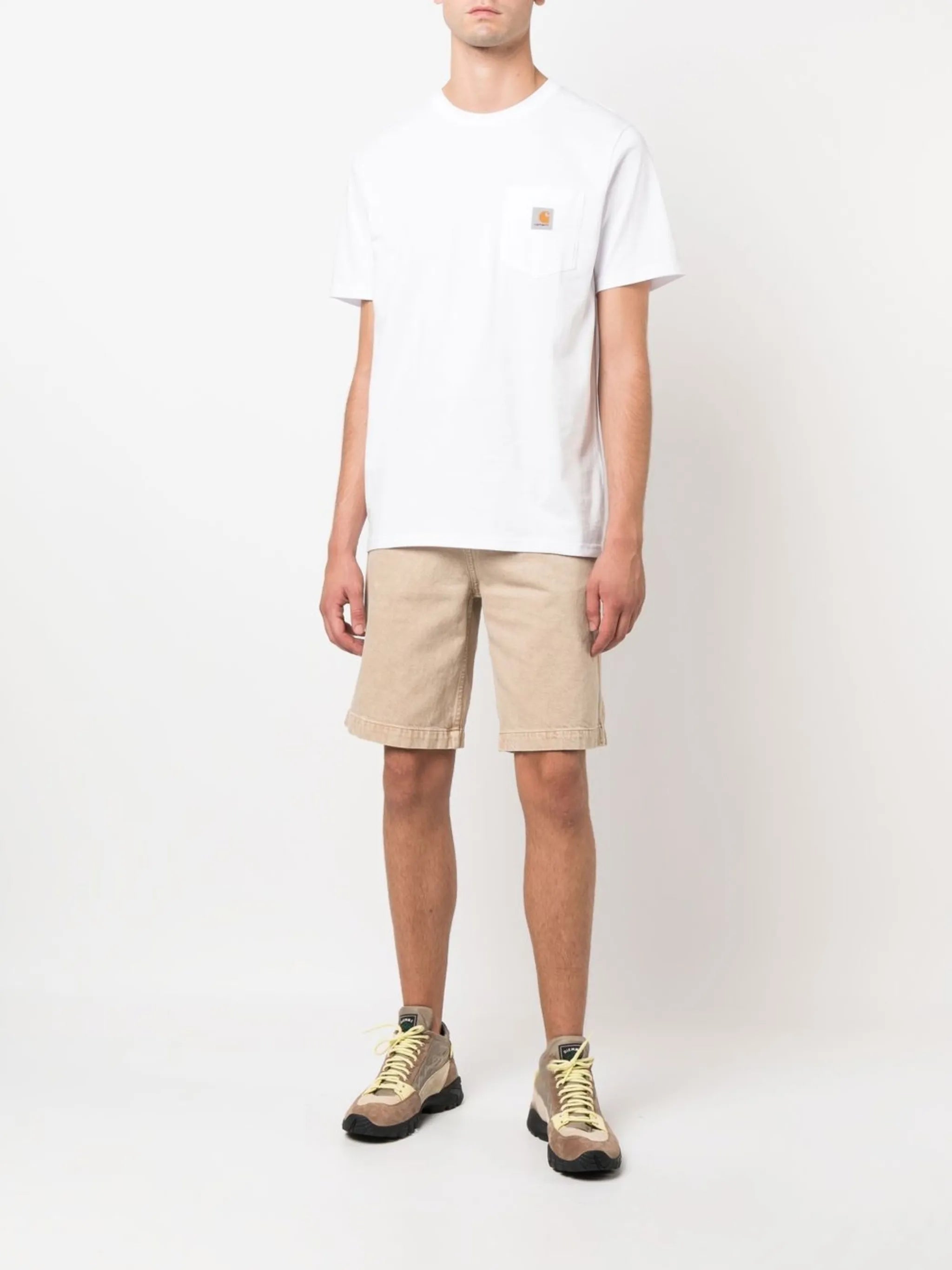 logo-patch cotton T-shirt