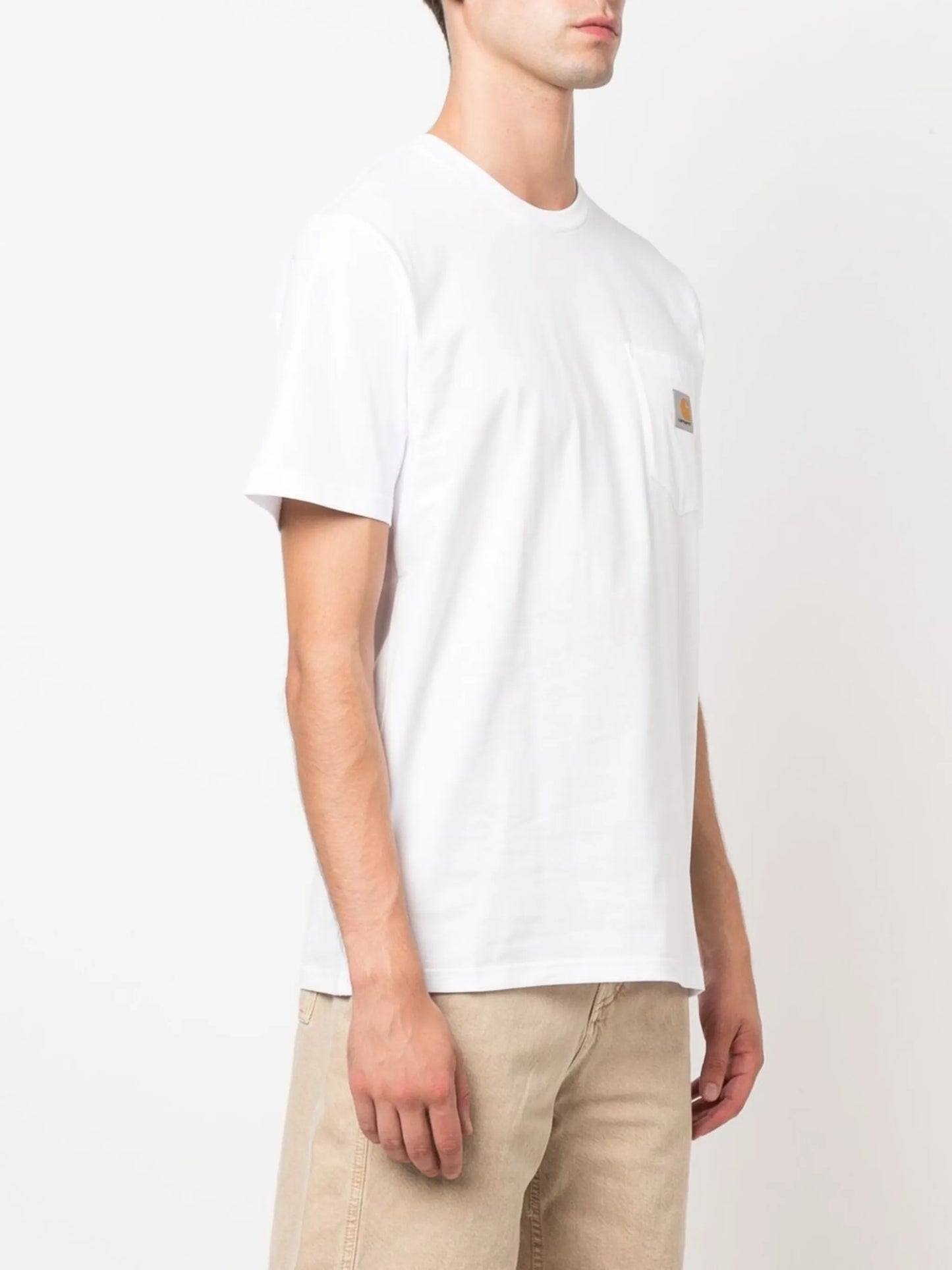 logo-patch cotton T-shirt