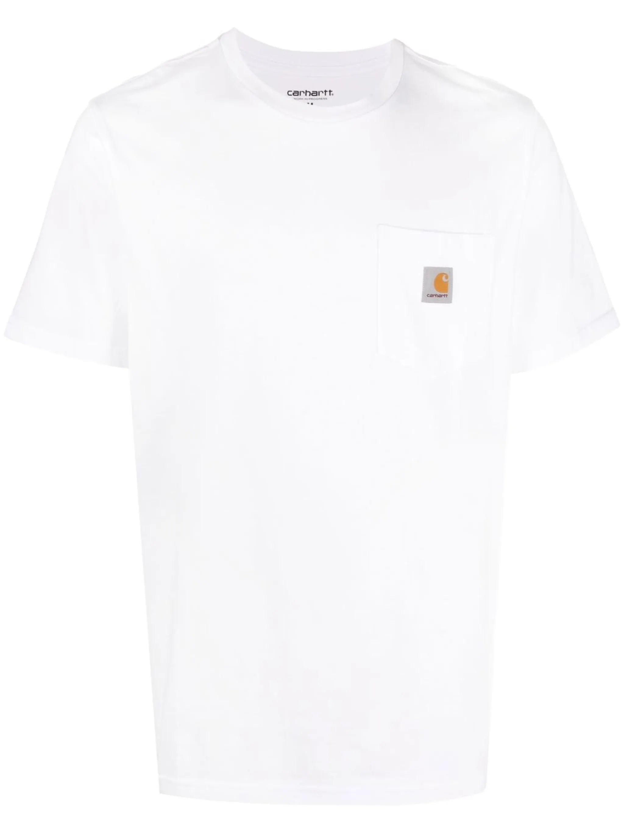 logo-patch cotton T-shirt