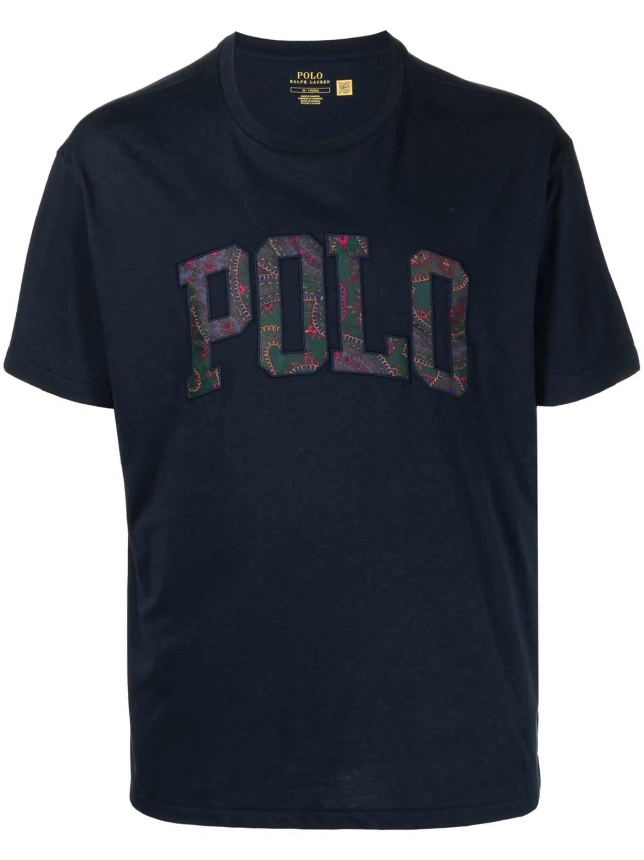 paisley logo-print T-shirt