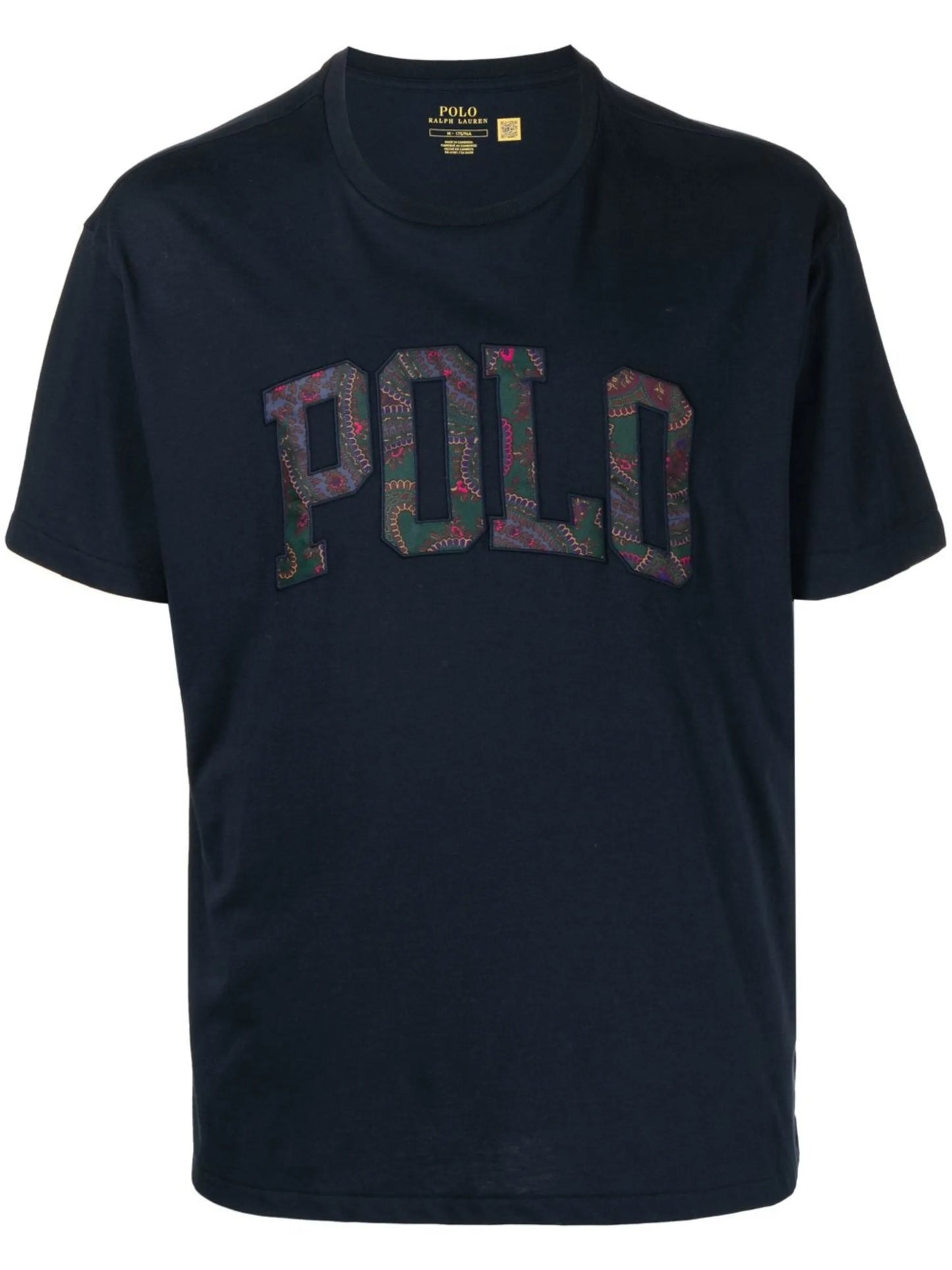 paisley logo-print T-shirt