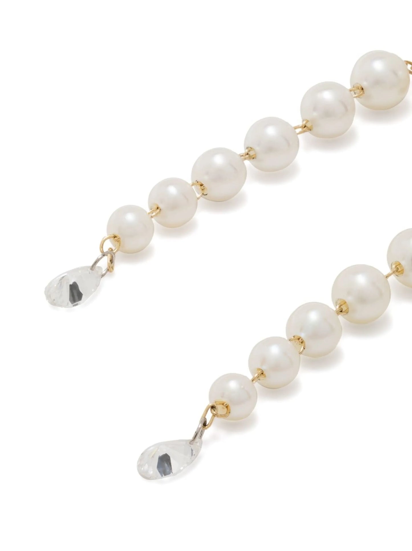 14kt yellow gold Sea of Beauty pearl and diamond earrings
