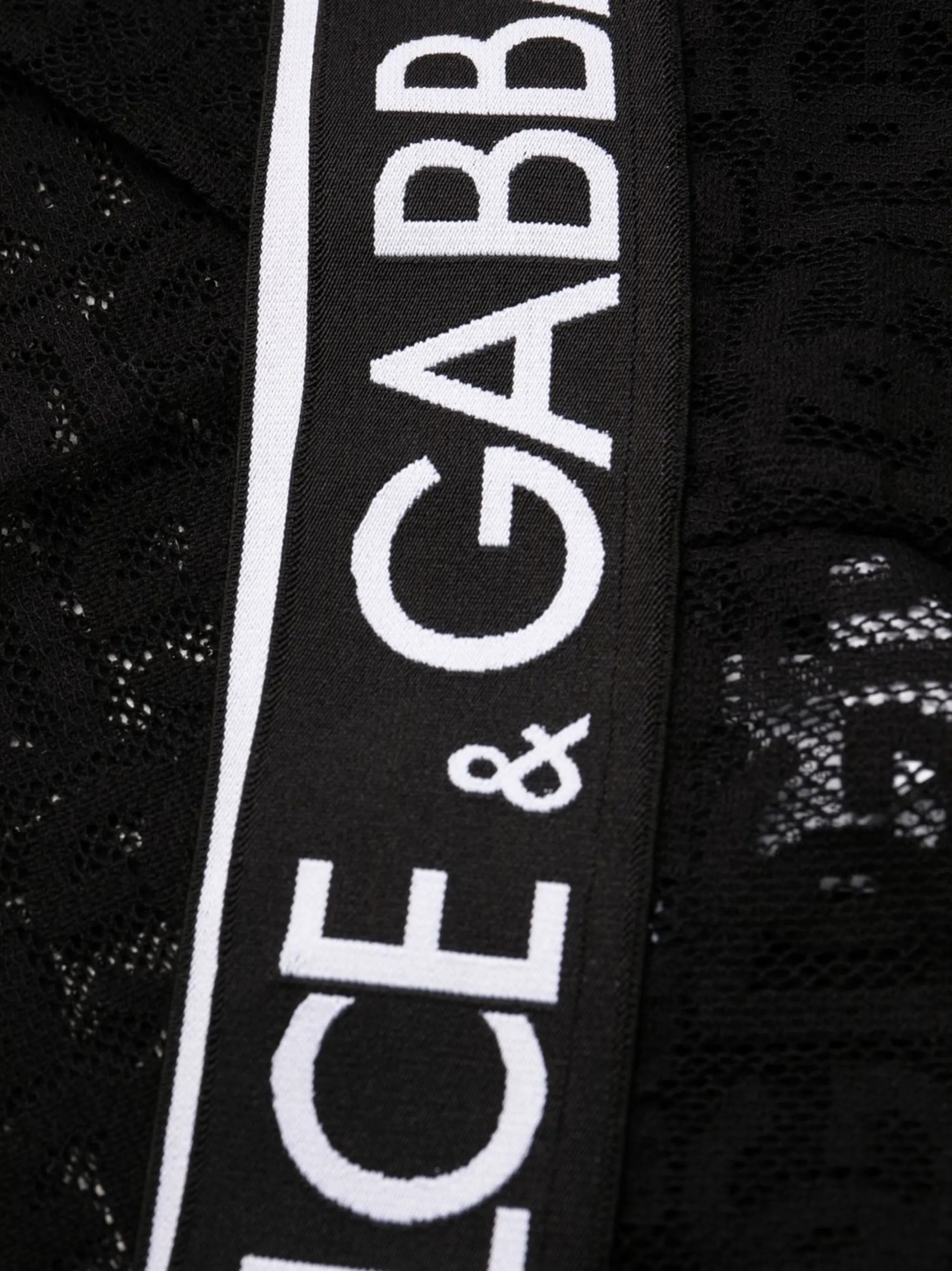 logo-print sheer leggings