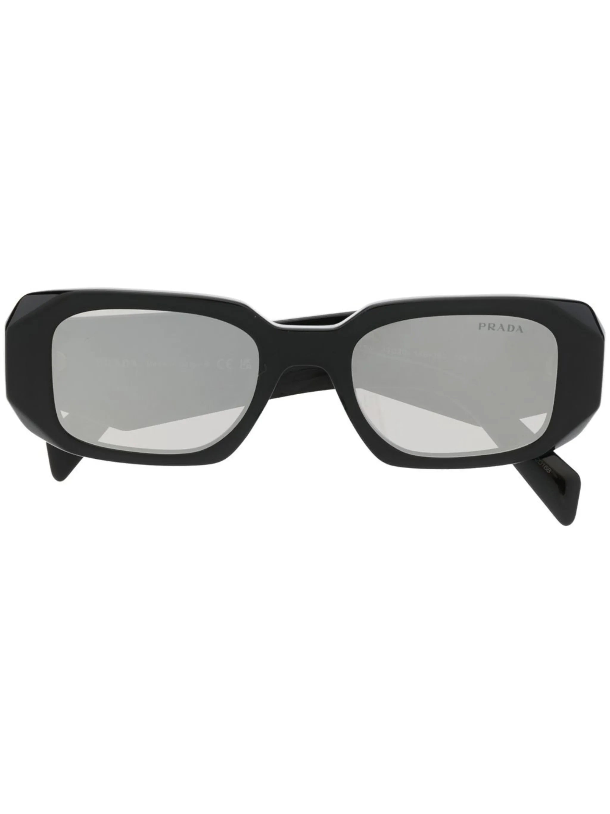 rectangular-frame logo sunglasses