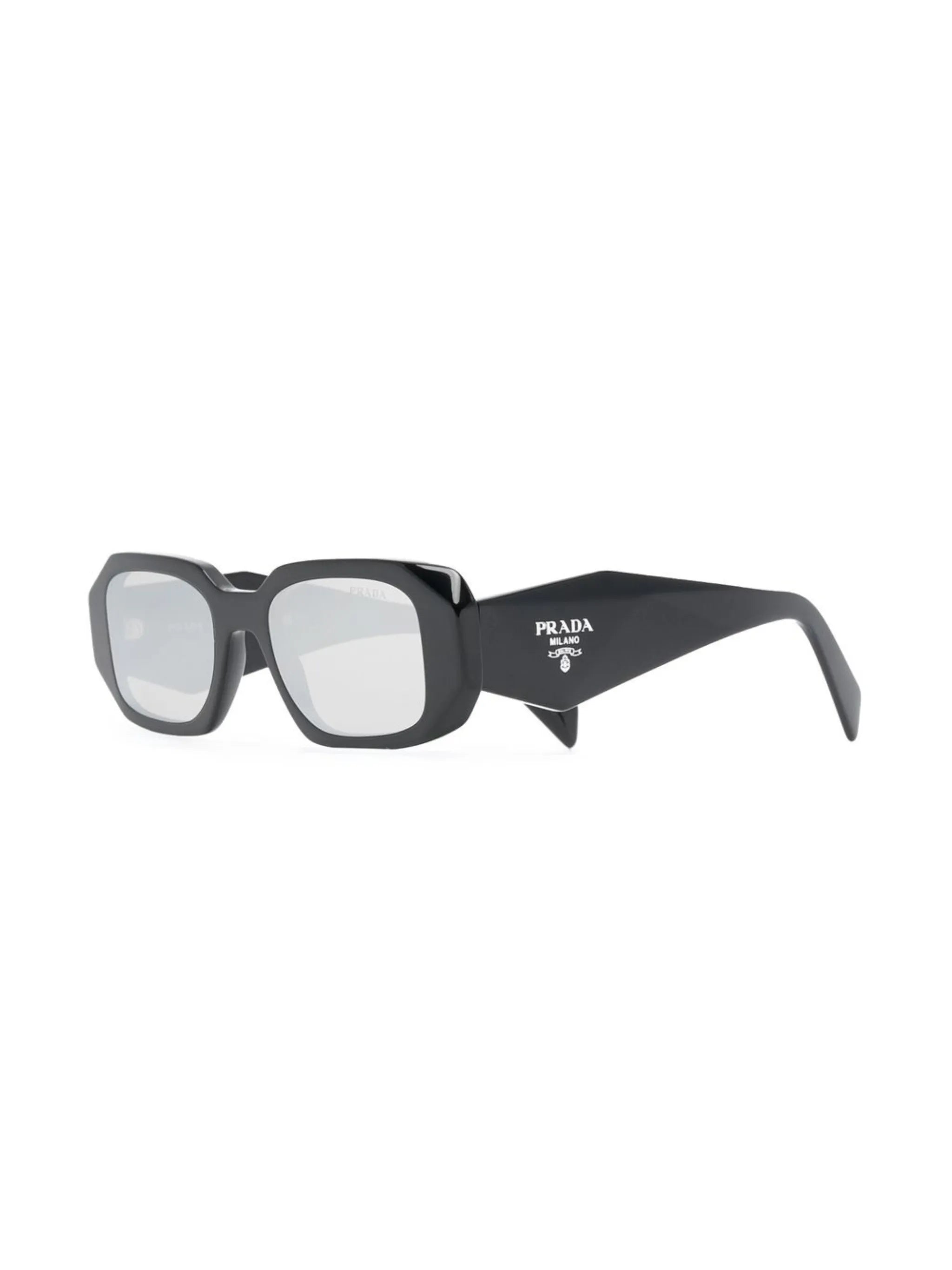 rectangular-frame logo sunglasses