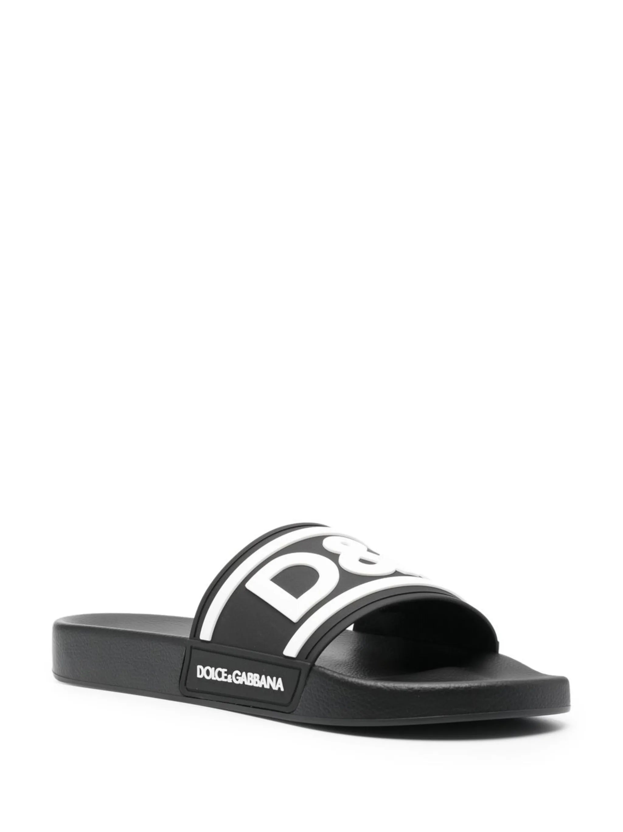 logo-print beach sliders