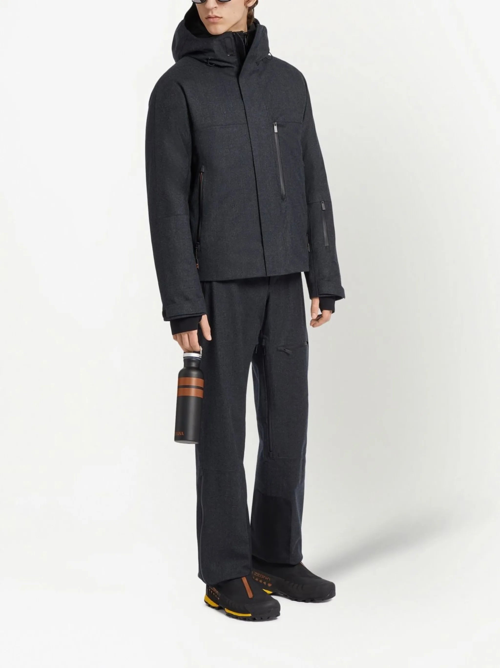 Techmerino™ three-layer ski jacket