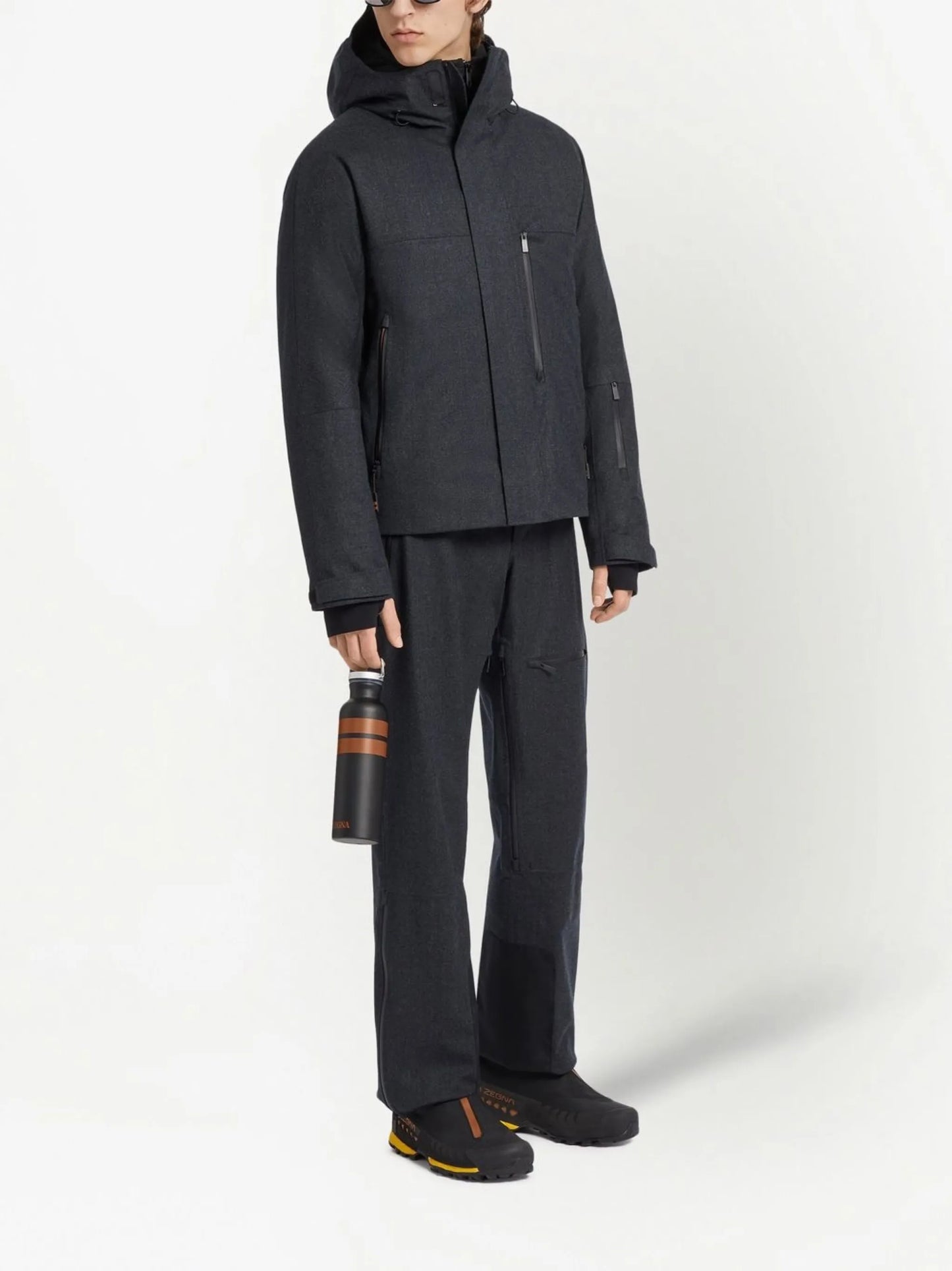 Techmerino™ three-layer ski jacket