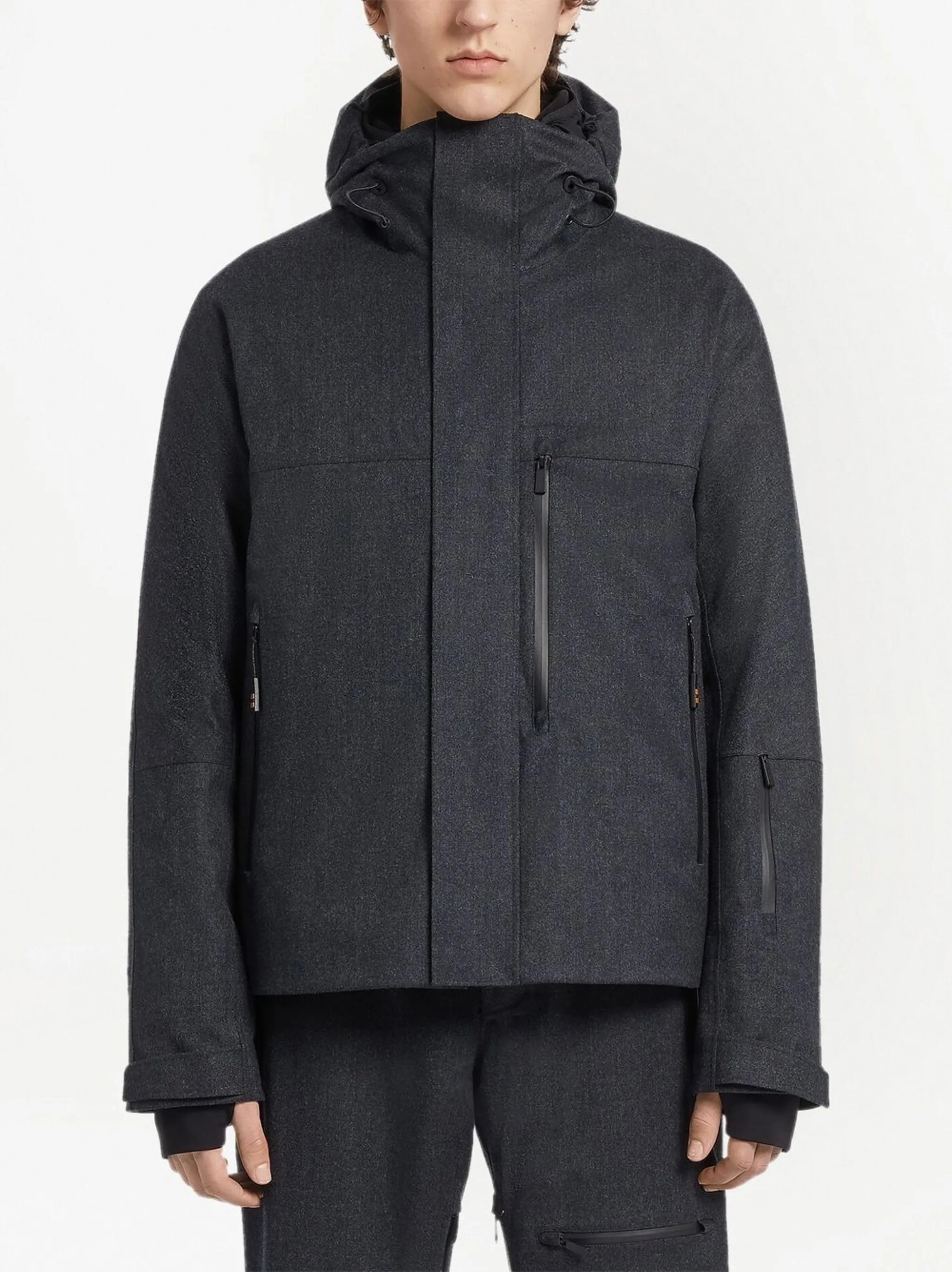 Techmerino™ three-layer ski jacket